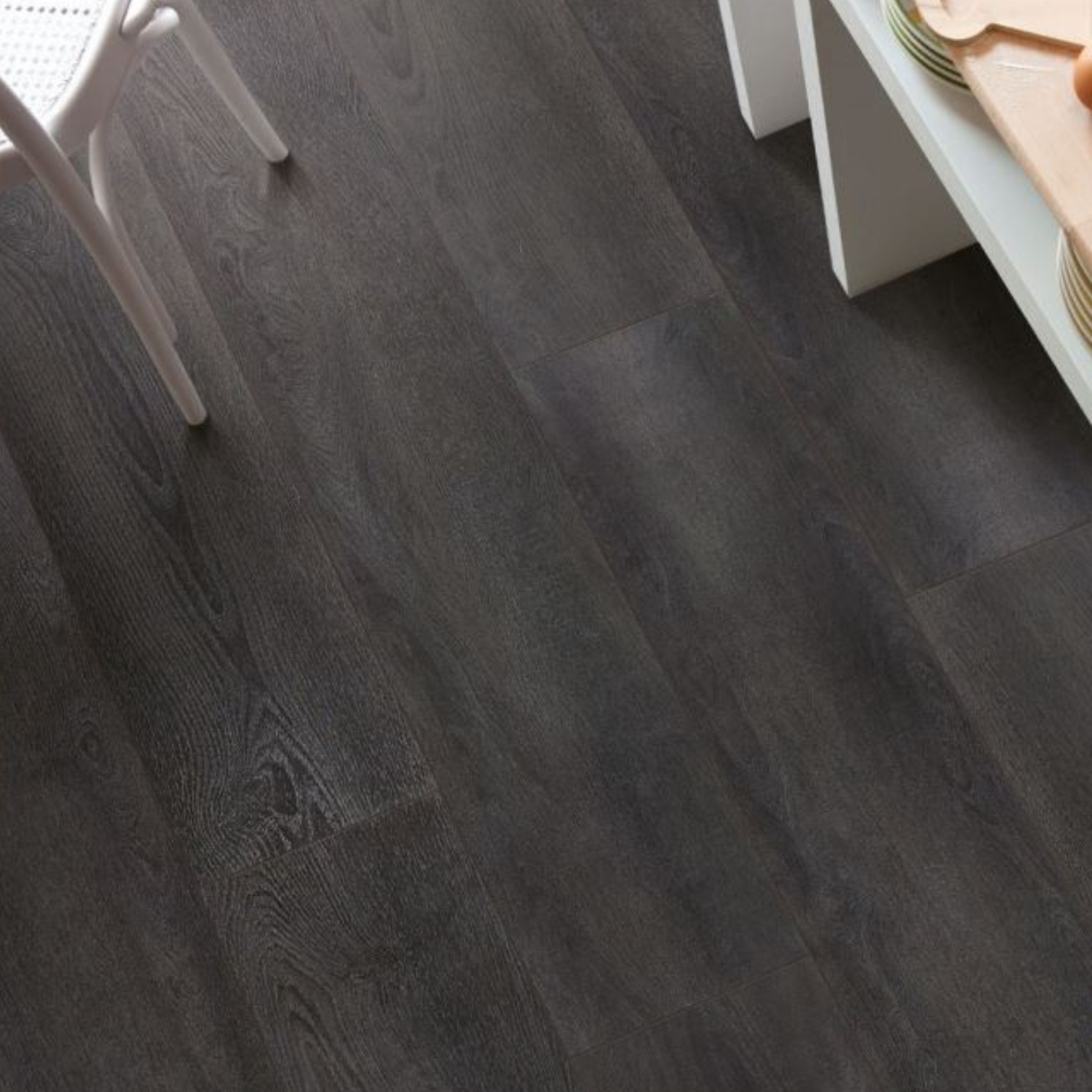 Foster Black Vinyl Textured 23x152.4cm