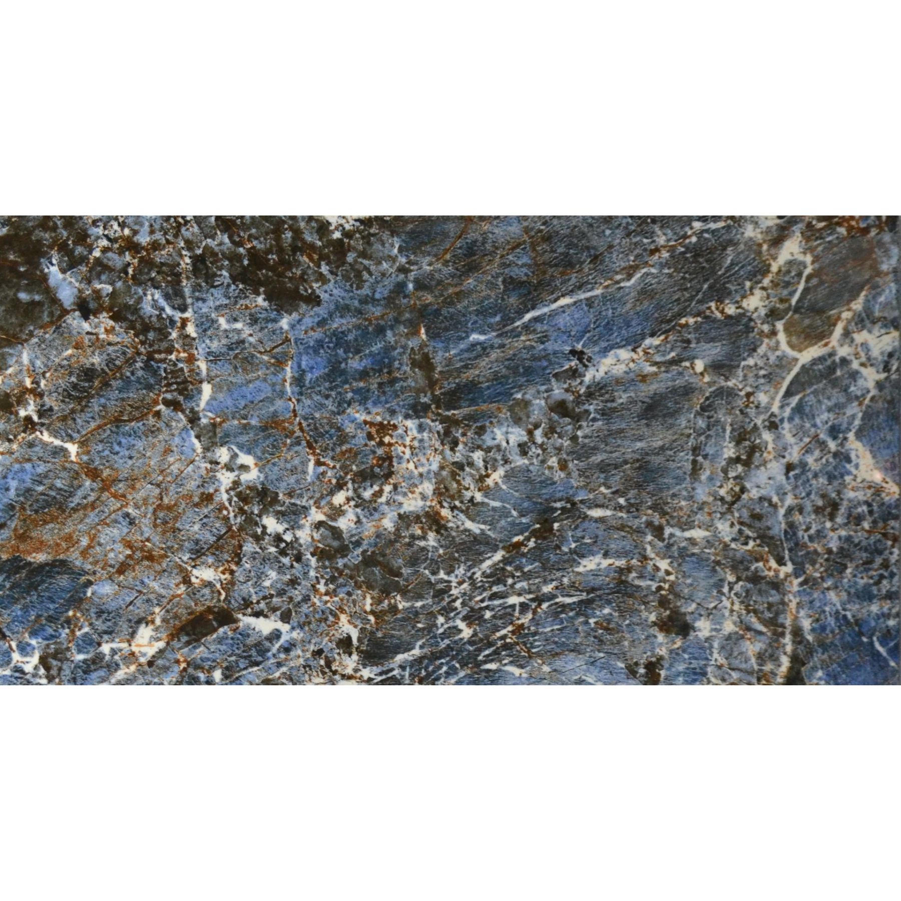 Gazi Royal Blue Porcelain Polished Tile 60x120cm