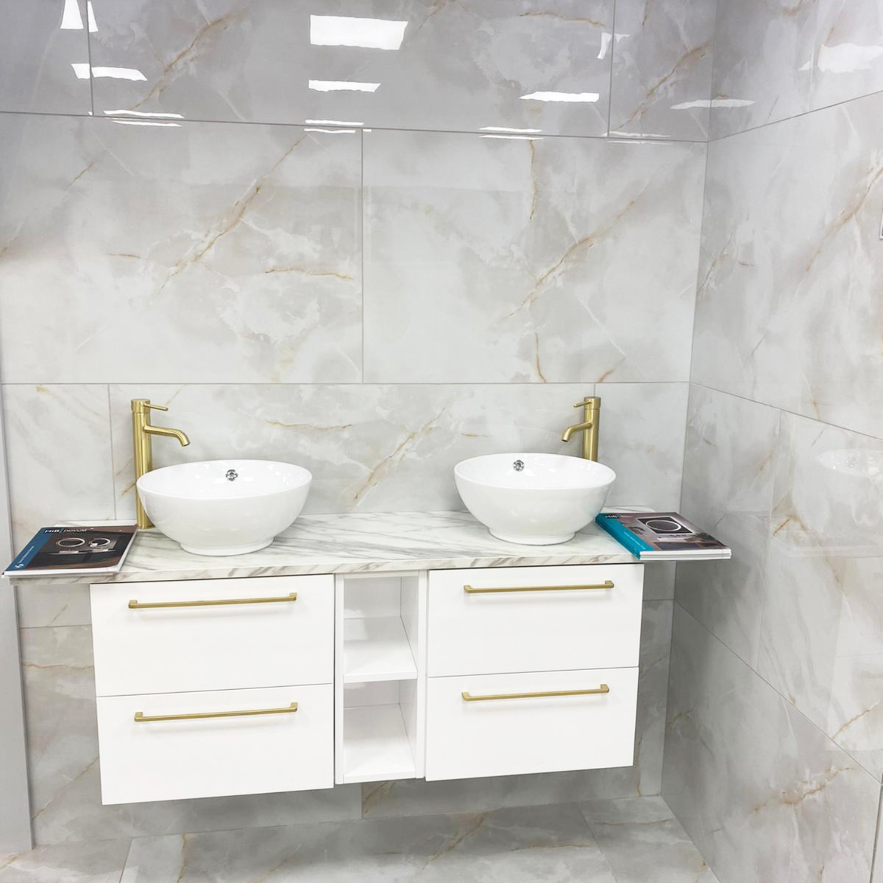 Silea Onyx Gold Porcelain Gloss 60x120cm