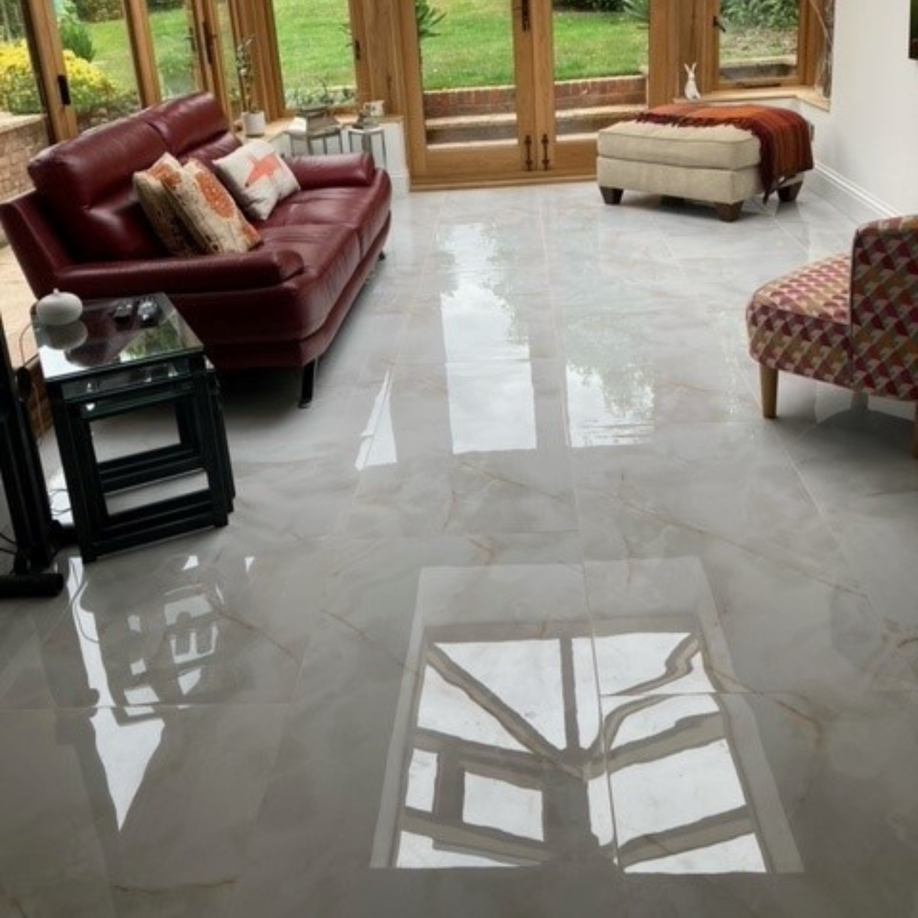 Silea Onyx Gold Porcelain Gloss 60x60cm