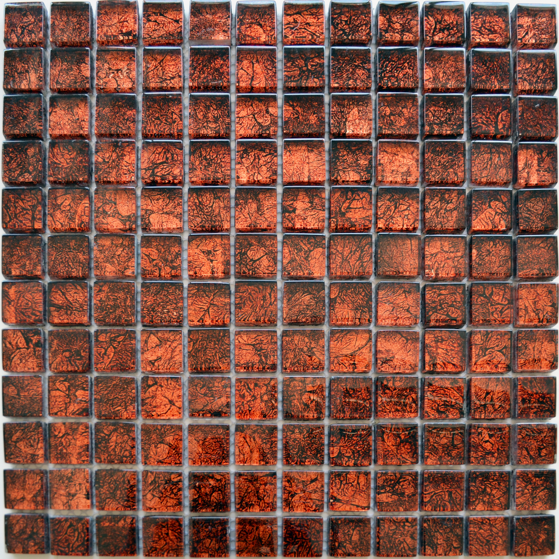 Gold Coast Bronze Glass Polished Mosaic 30x30cm 2.3