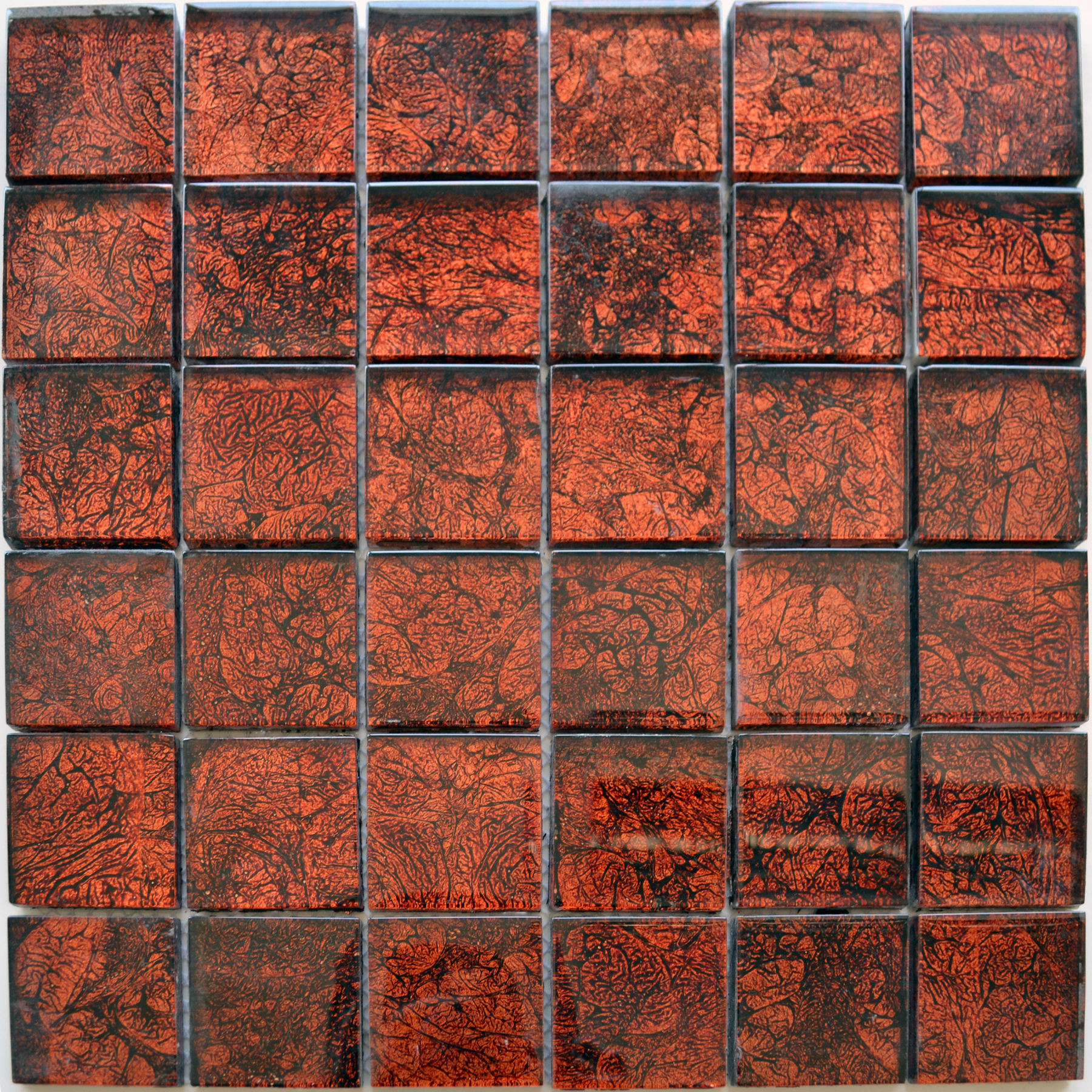 Gold Coast Bronze Glass Polished Mosaic 30x30cm 4.8