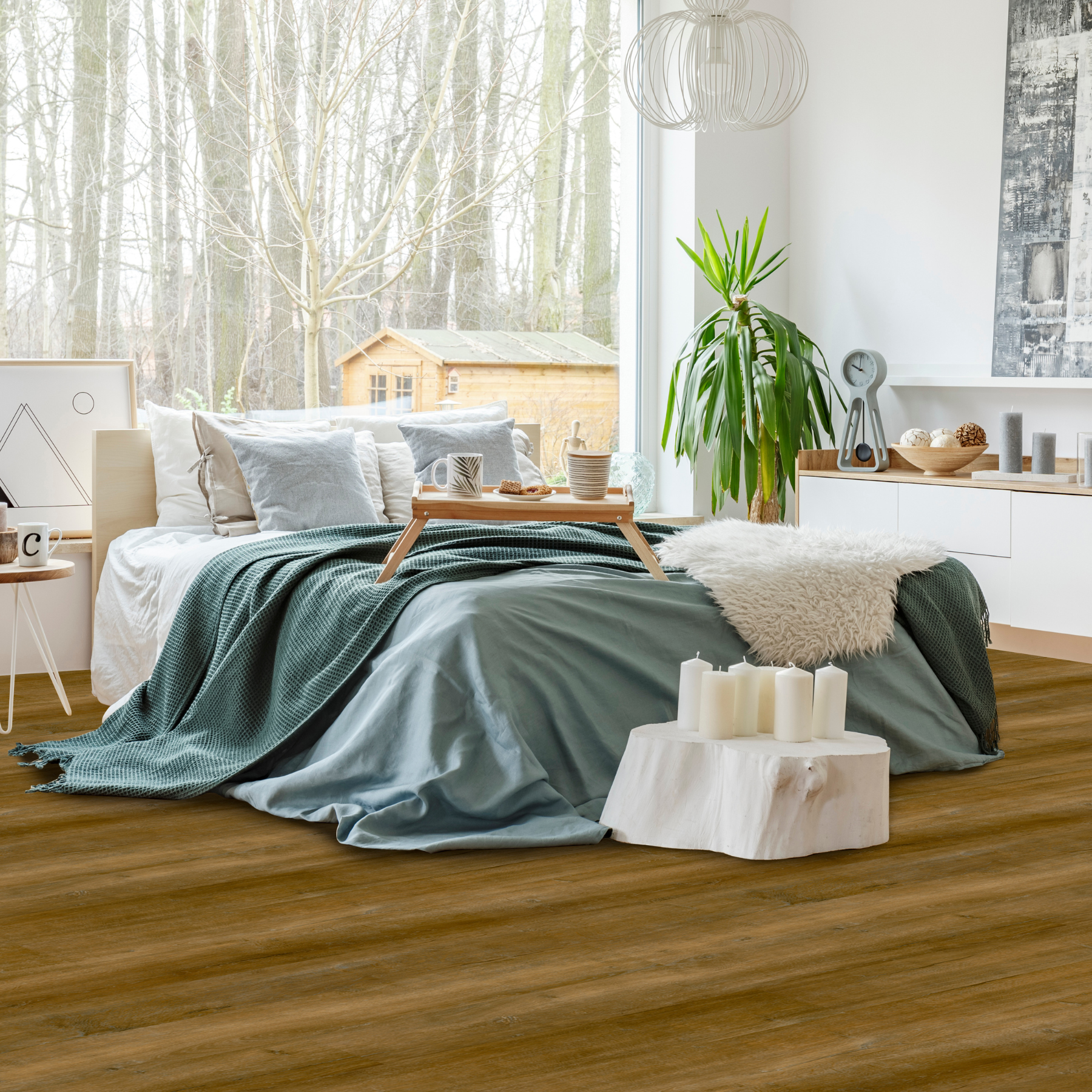 Glendale Medium Oak LVT/SPC Textured 17.78x121.92cm