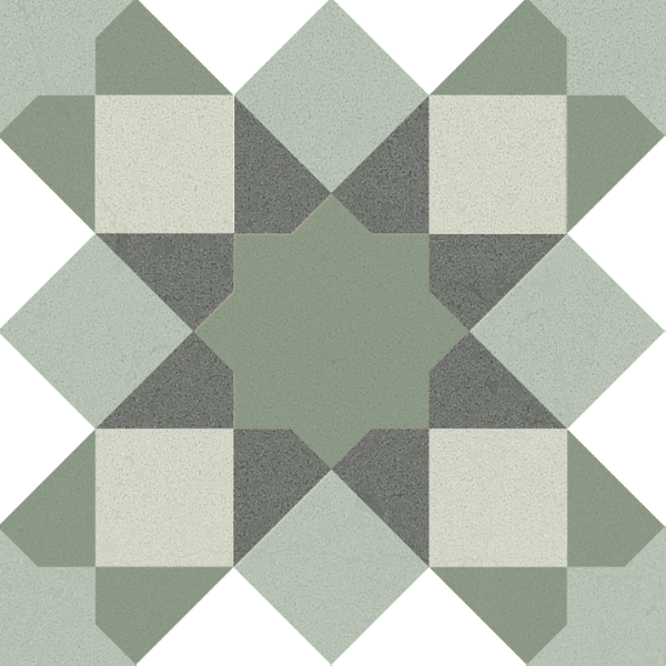Haywood Green Ceramic Matt 20x20cm