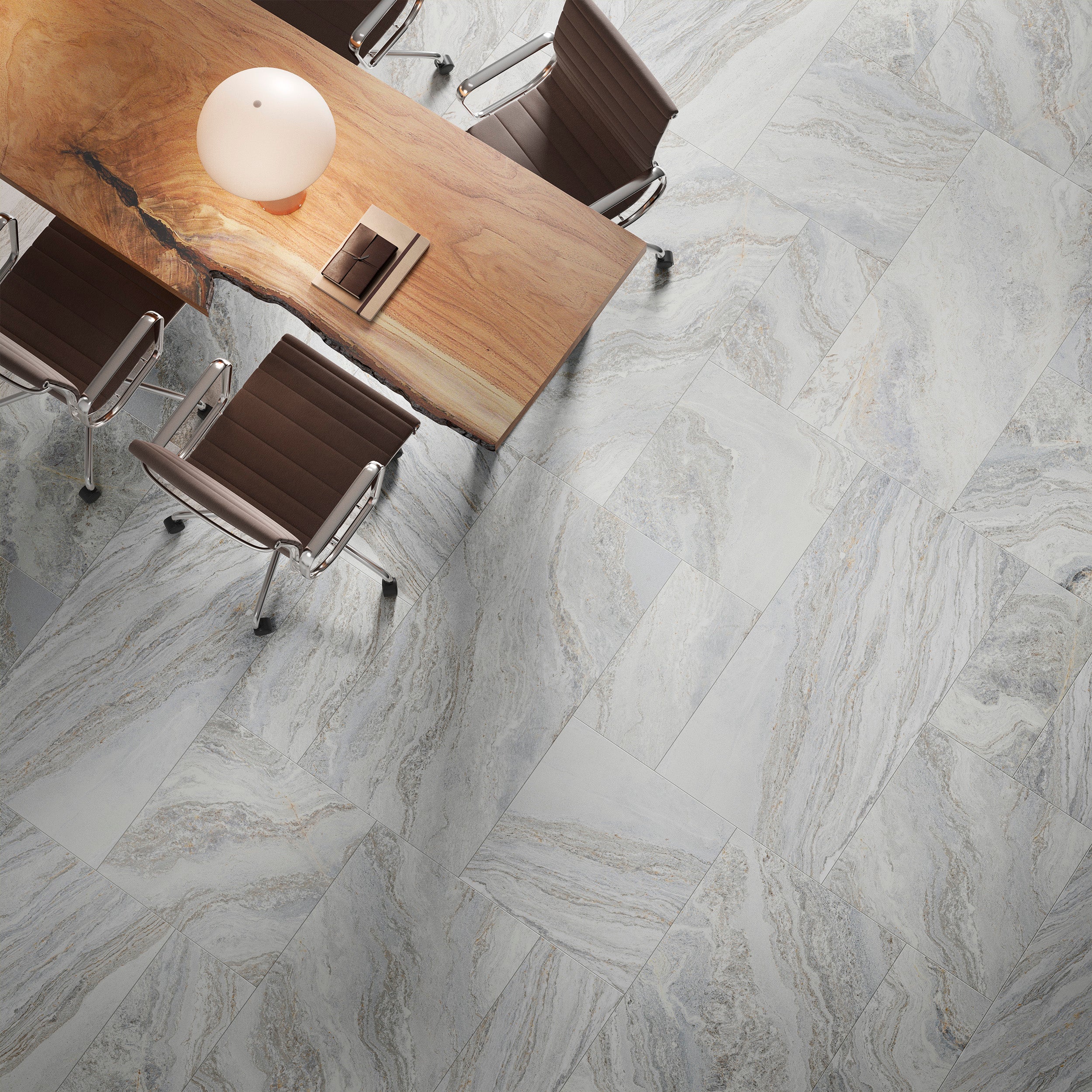 Santa Ana Quartz Effect White Porcelain Matt 60x119.8cm