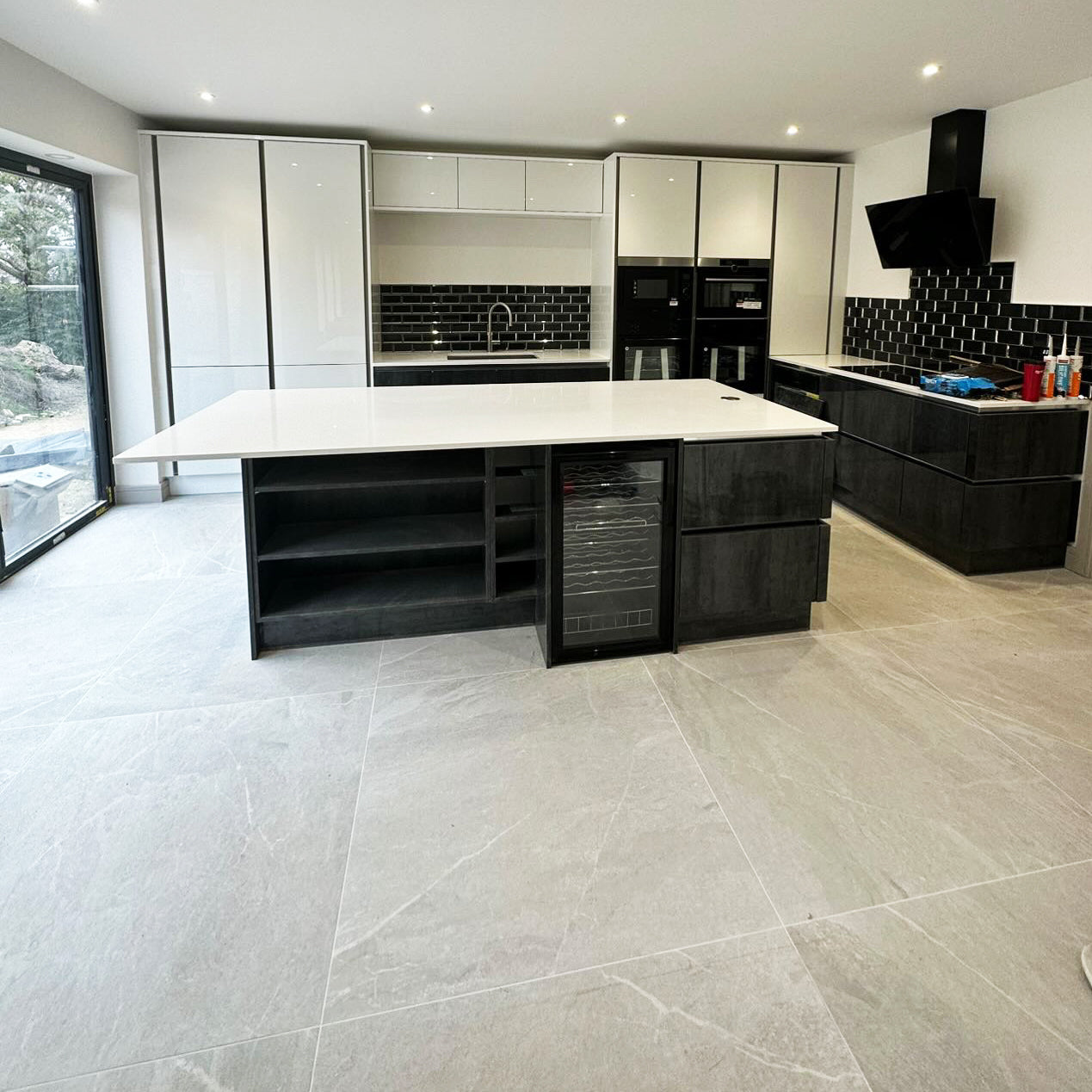 Miami Pearl Stone Effect Large Porcelain Tile 99.5x99.5cm