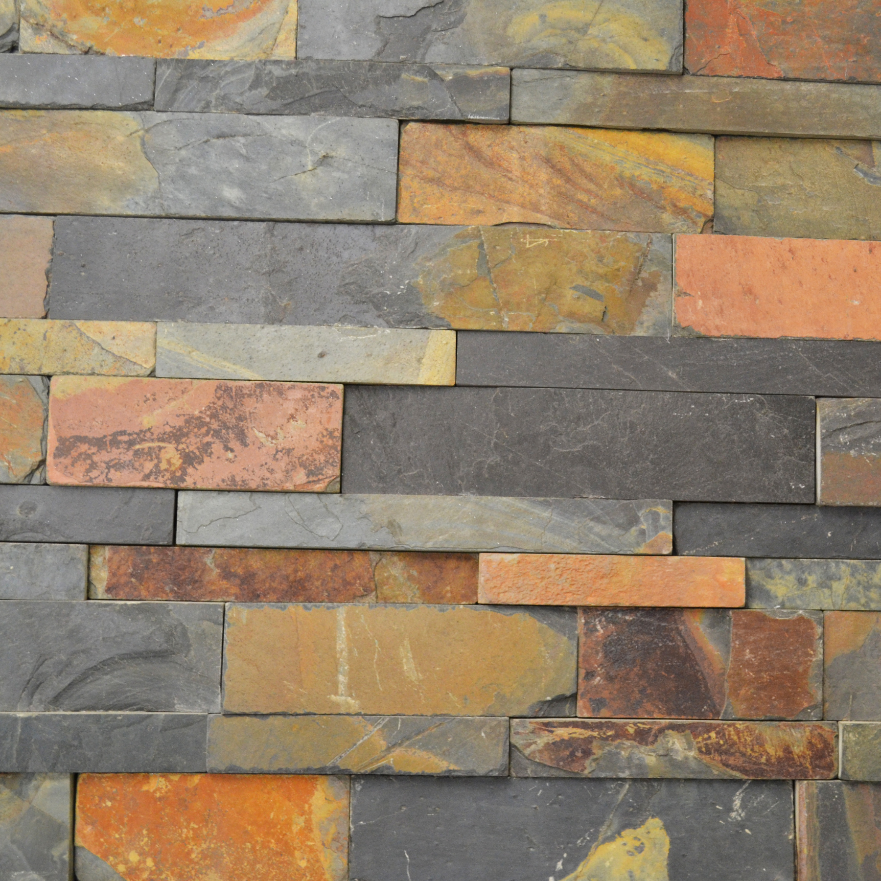 Scapestone Indian Glory Slate Split Face Wall Cladding 15x60cm