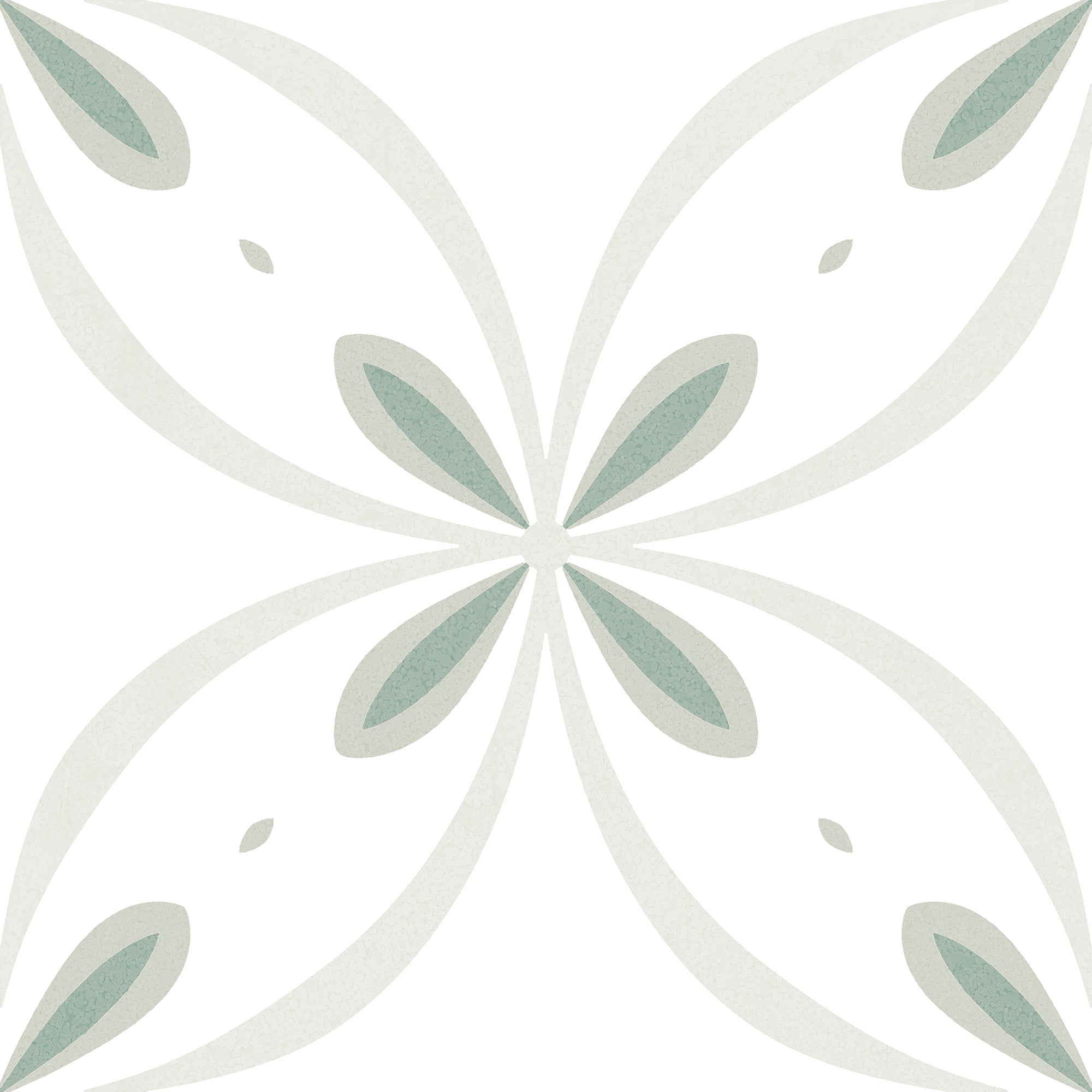 Imperia Green & White Ceramic Slip Resistant Tile 20x20cm