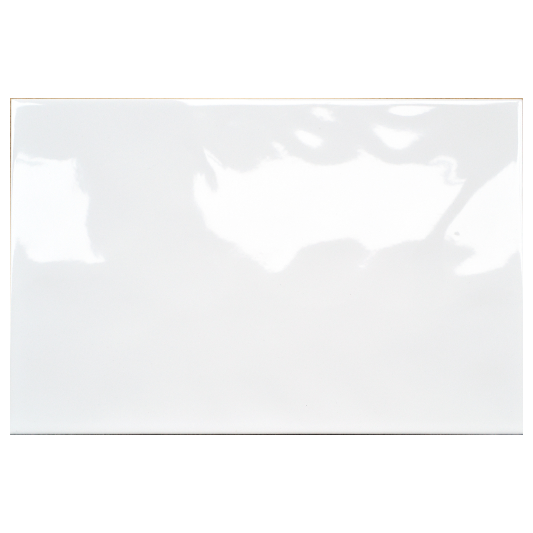 Keystone Bumpy White Ceramic Gloss Wall Tile 25x40cm