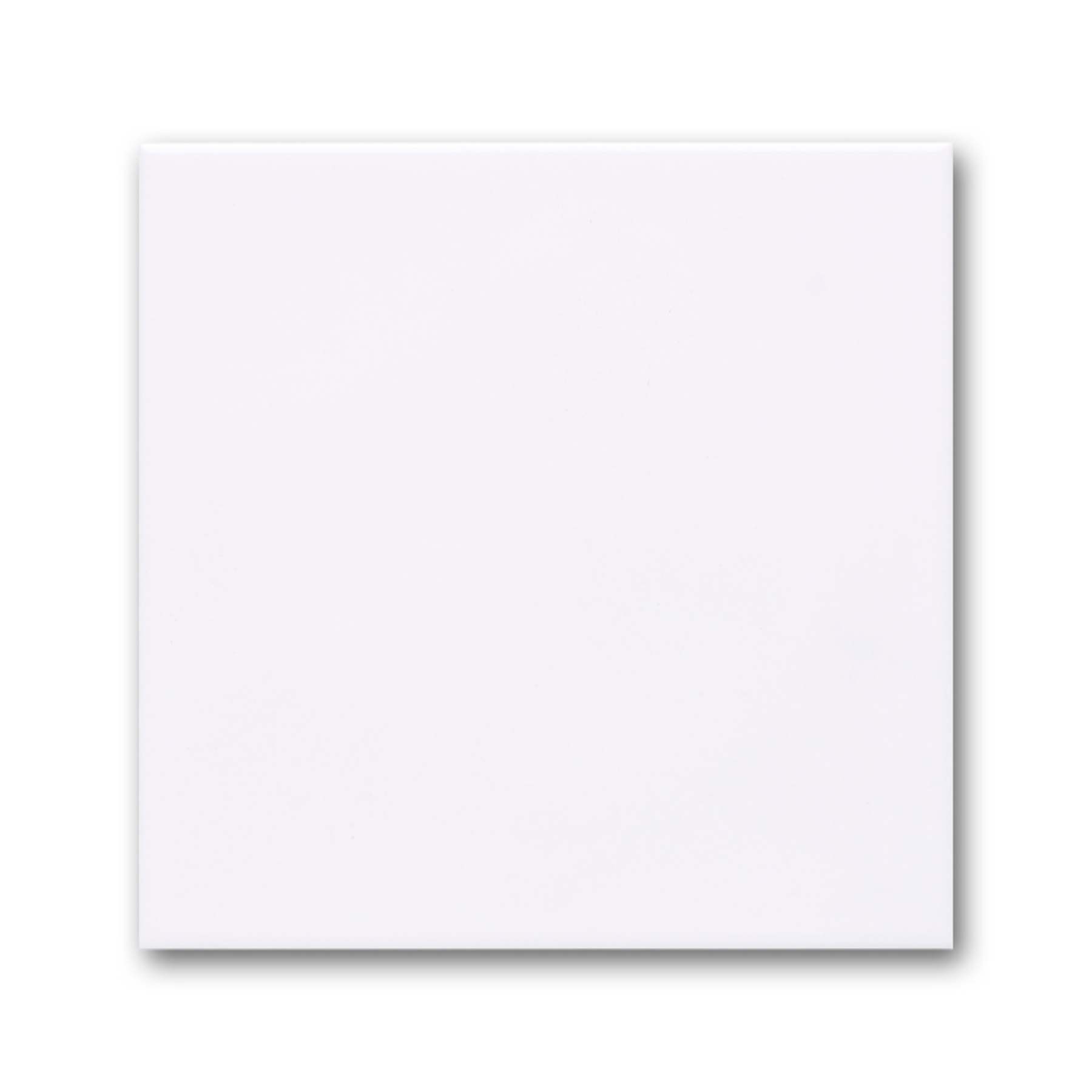 Keystone Flat White Ceramic Gloss Wall Tile 15x15cm