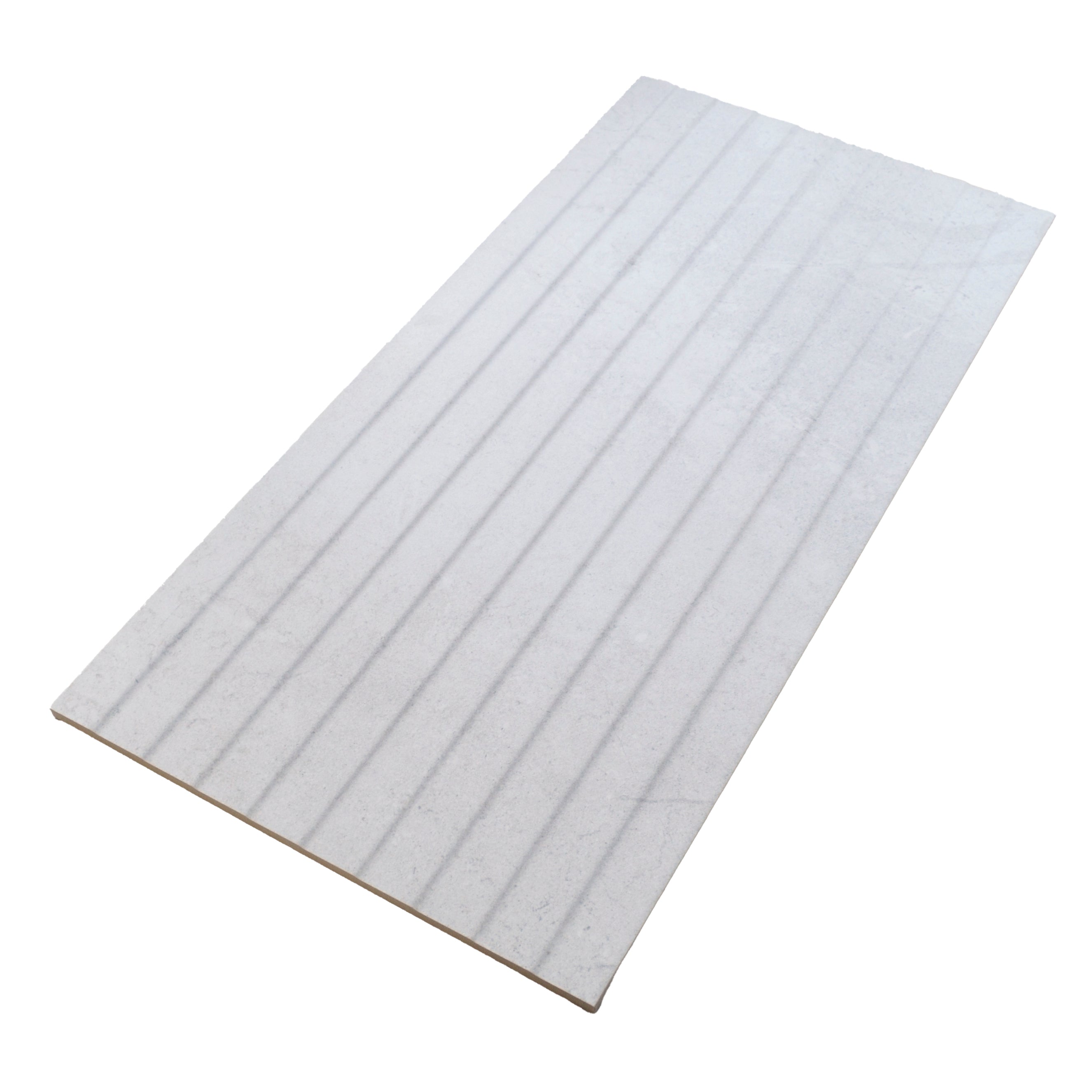 Balvano Light Grey Decor Ceramic Matt Wall Tile 30x60cm