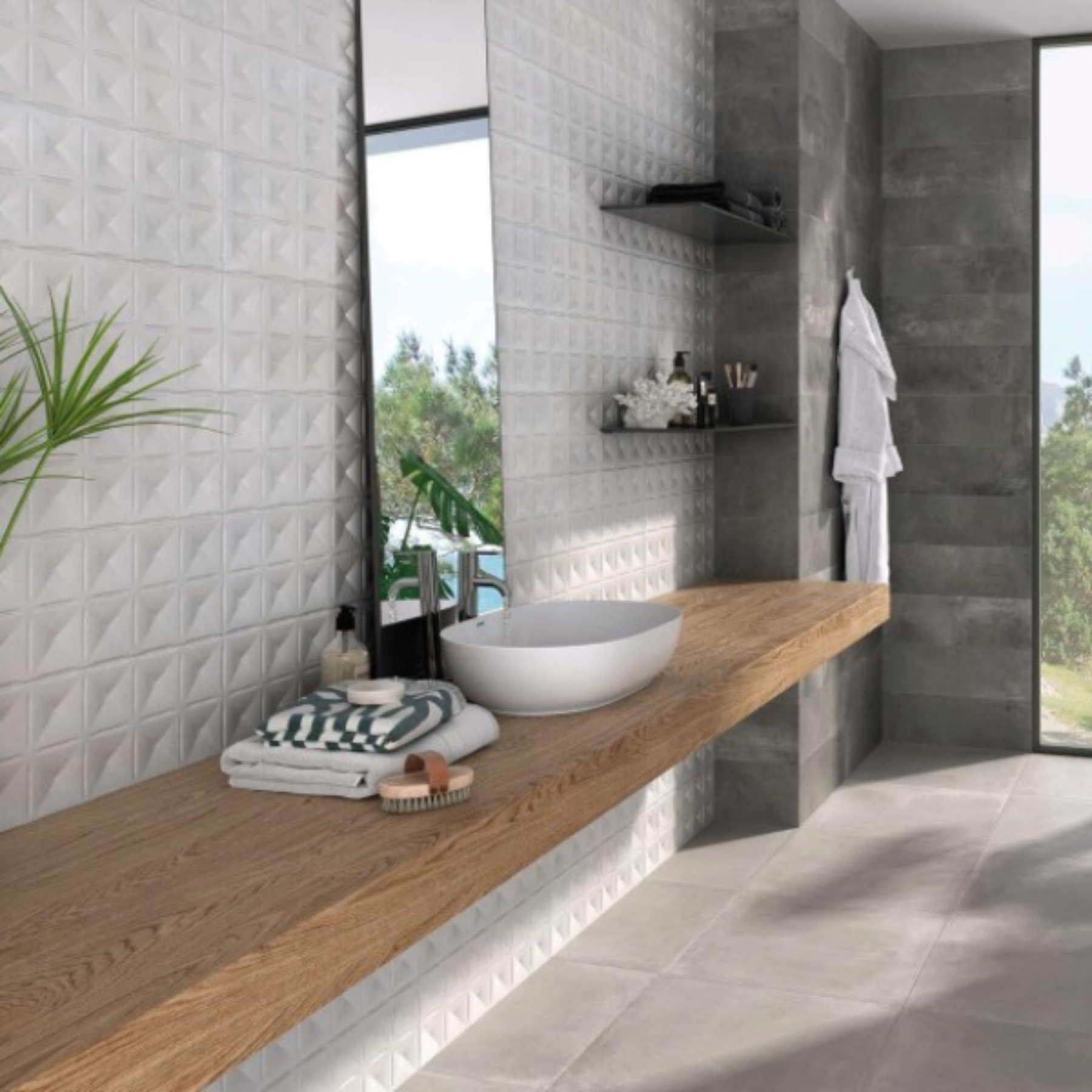 Malang Gris Decor Ceramic Matt 33x55cm