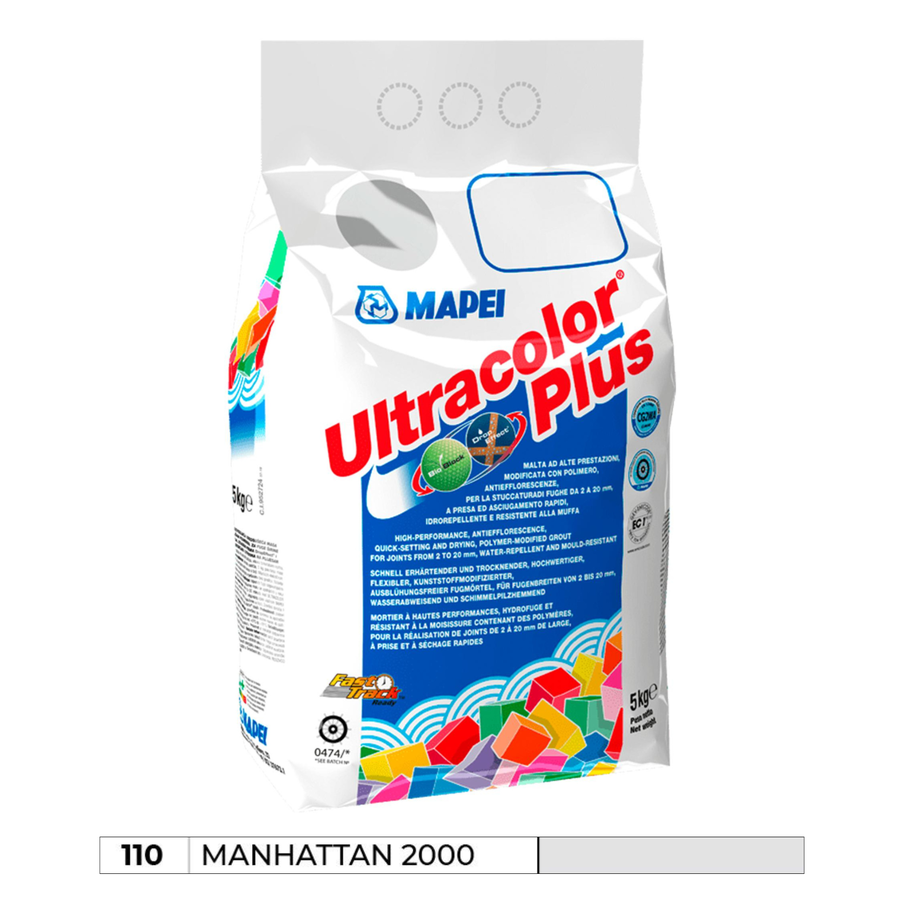 Mapei UltraColour Plus Manhattan Grey 110 Grout