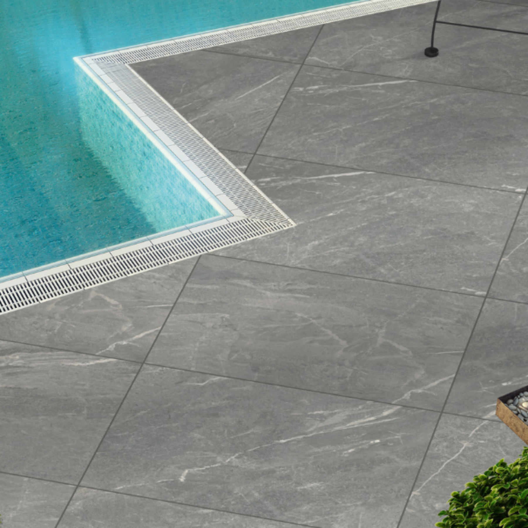 Miami Anthracite Porcelain Matt 59.5x90cm 2cm