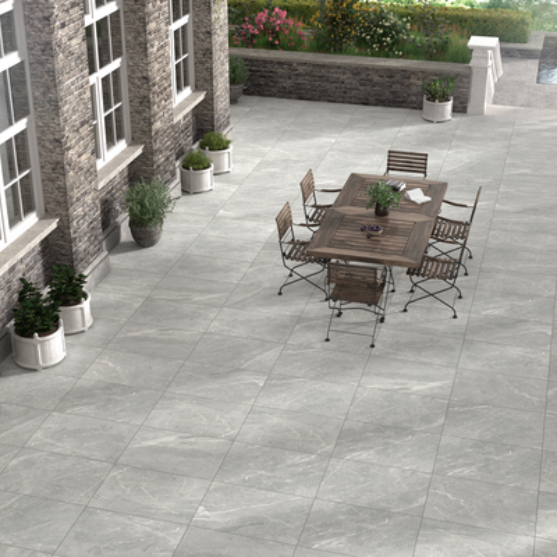 Miami Grey Porcelain Matt 59.5x90cm 2cm