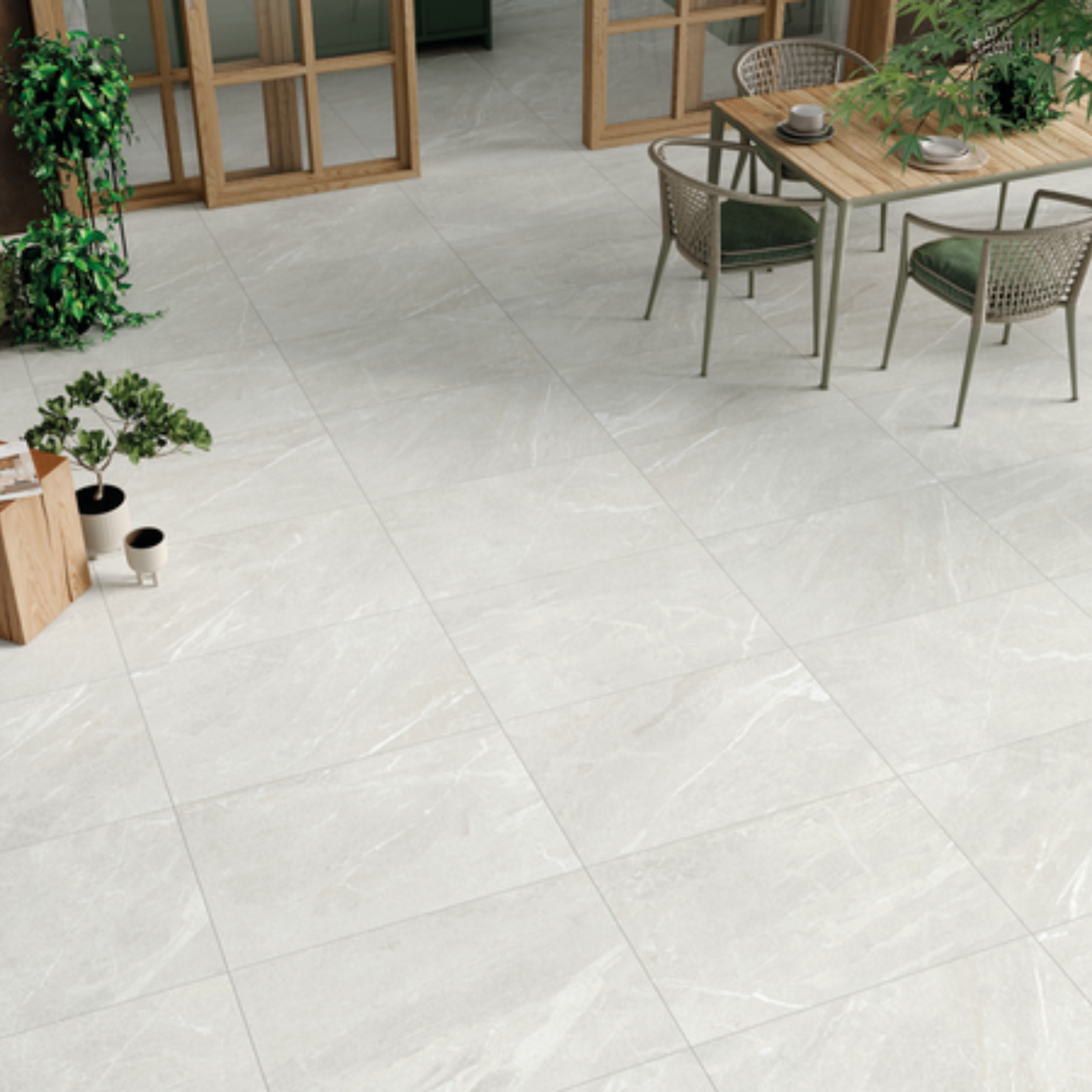 Miami Pearl Porcelain Matt 59.5x90cm 2cm