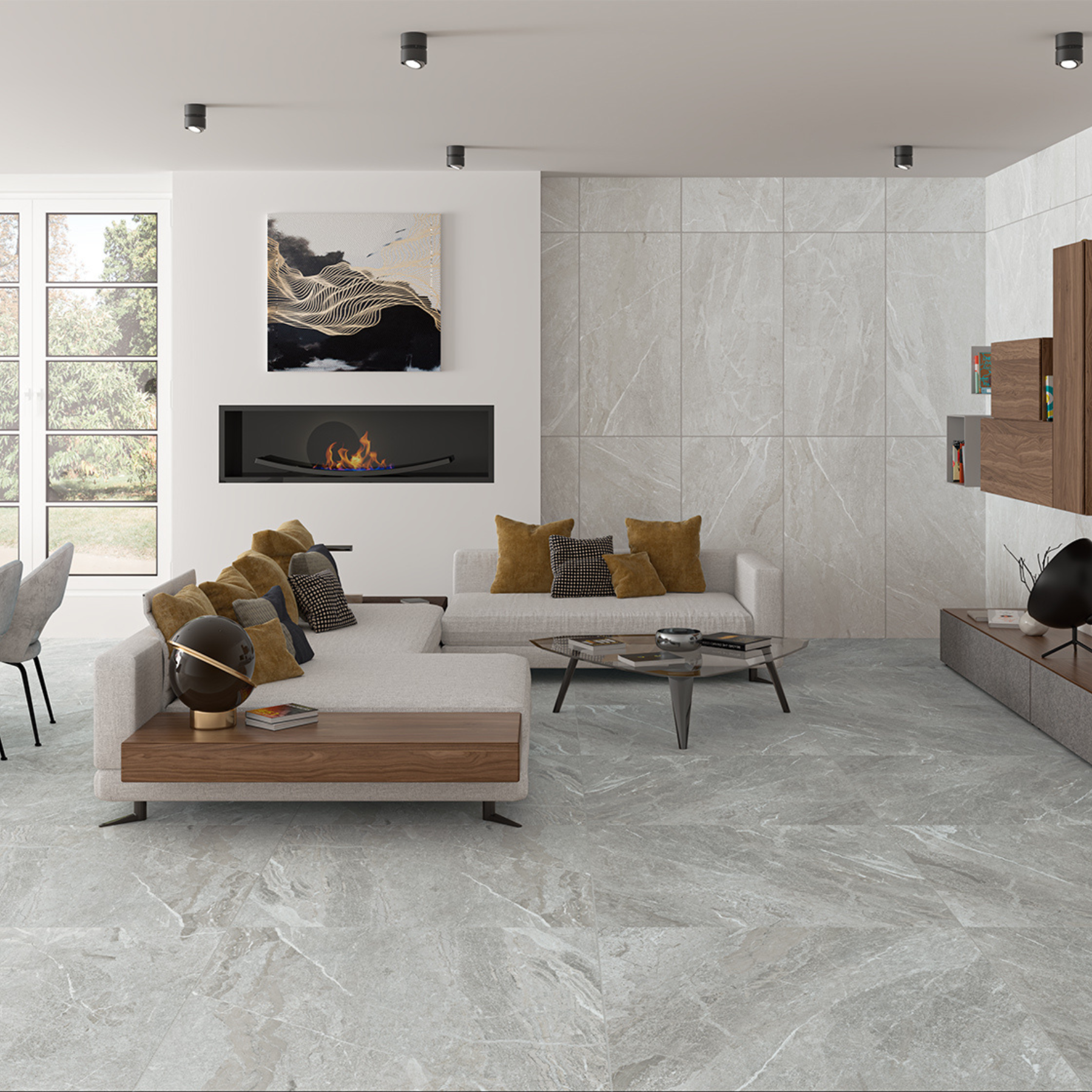 Miami Grey Porcelain Matt 99.5x99.5cm