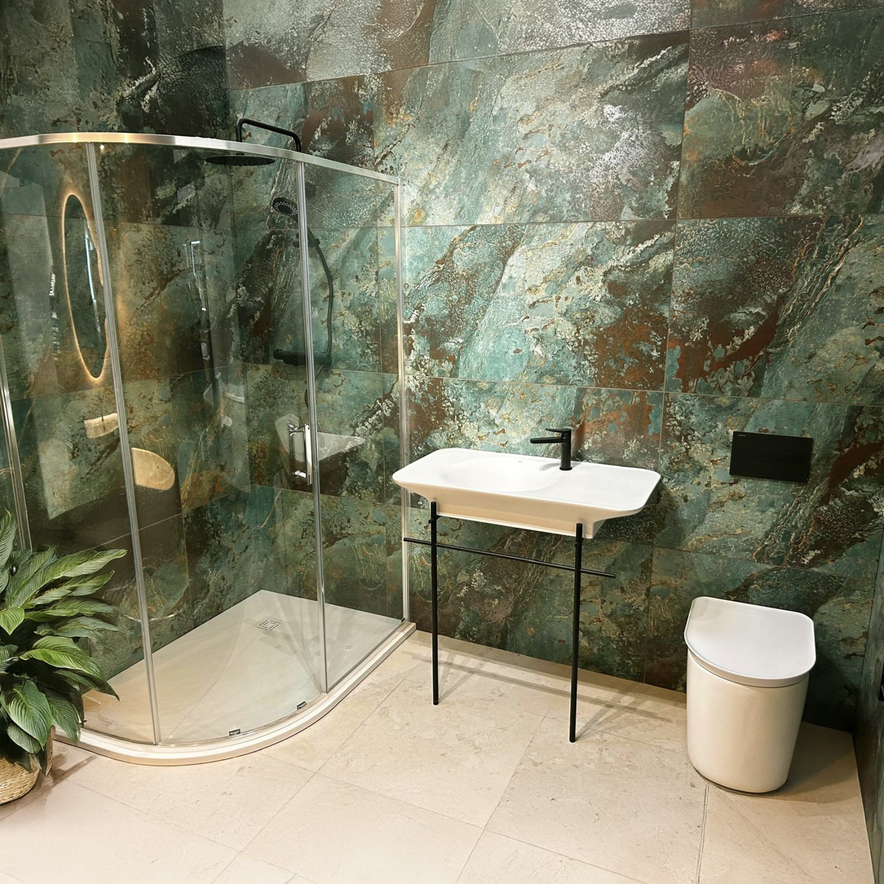 Modesto Blue Green Porcelain Matt 60x120cm