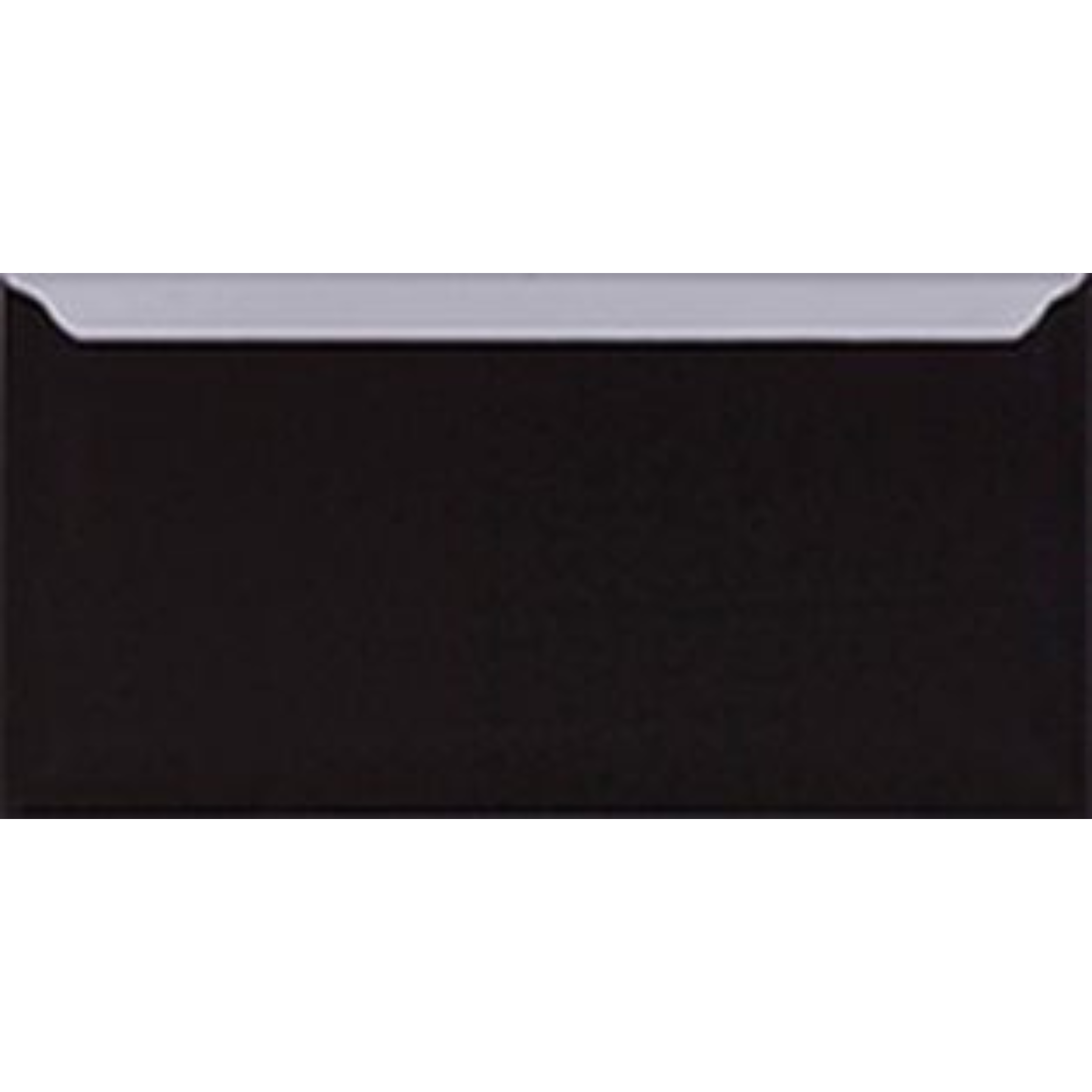 Prismatic Black Ceramic Gloss 10x20cm