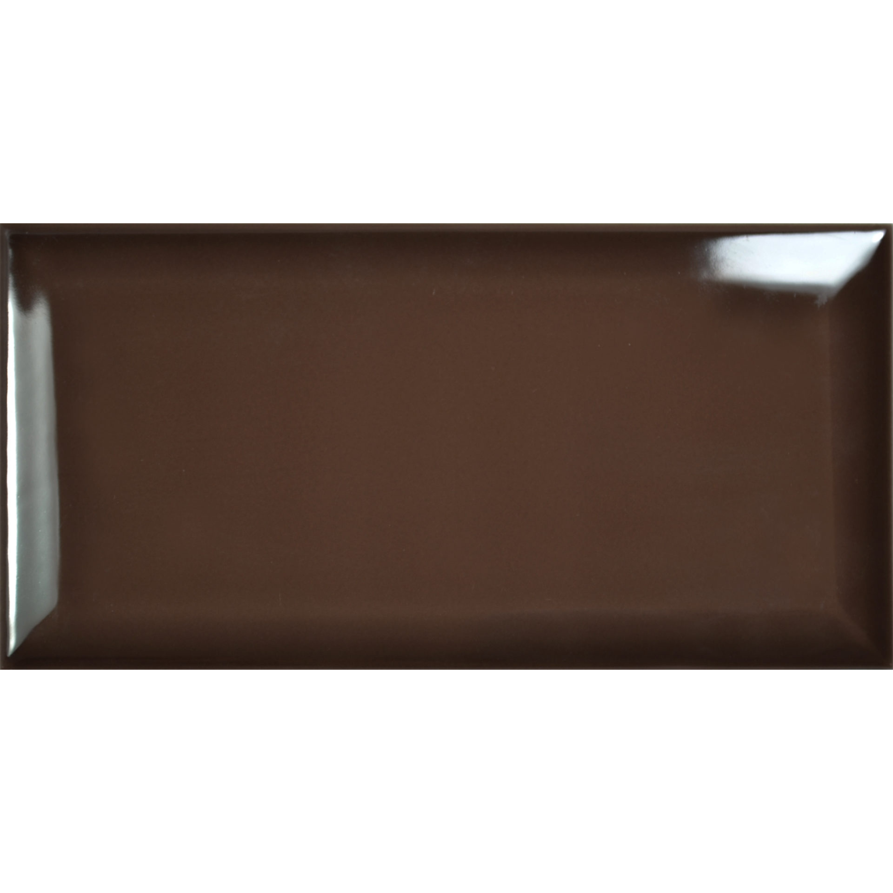 Prismatic Chocolate Ceramic Gloss 10x20cm