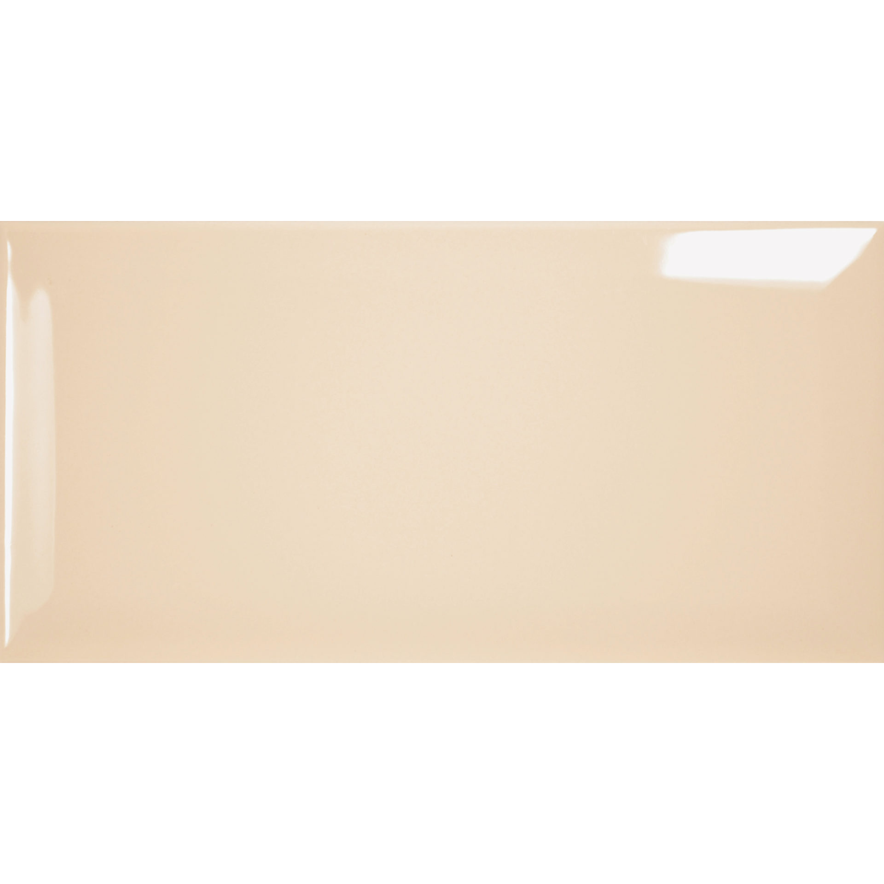 Prismatic Cream Ceramic Gloss 10x20cm