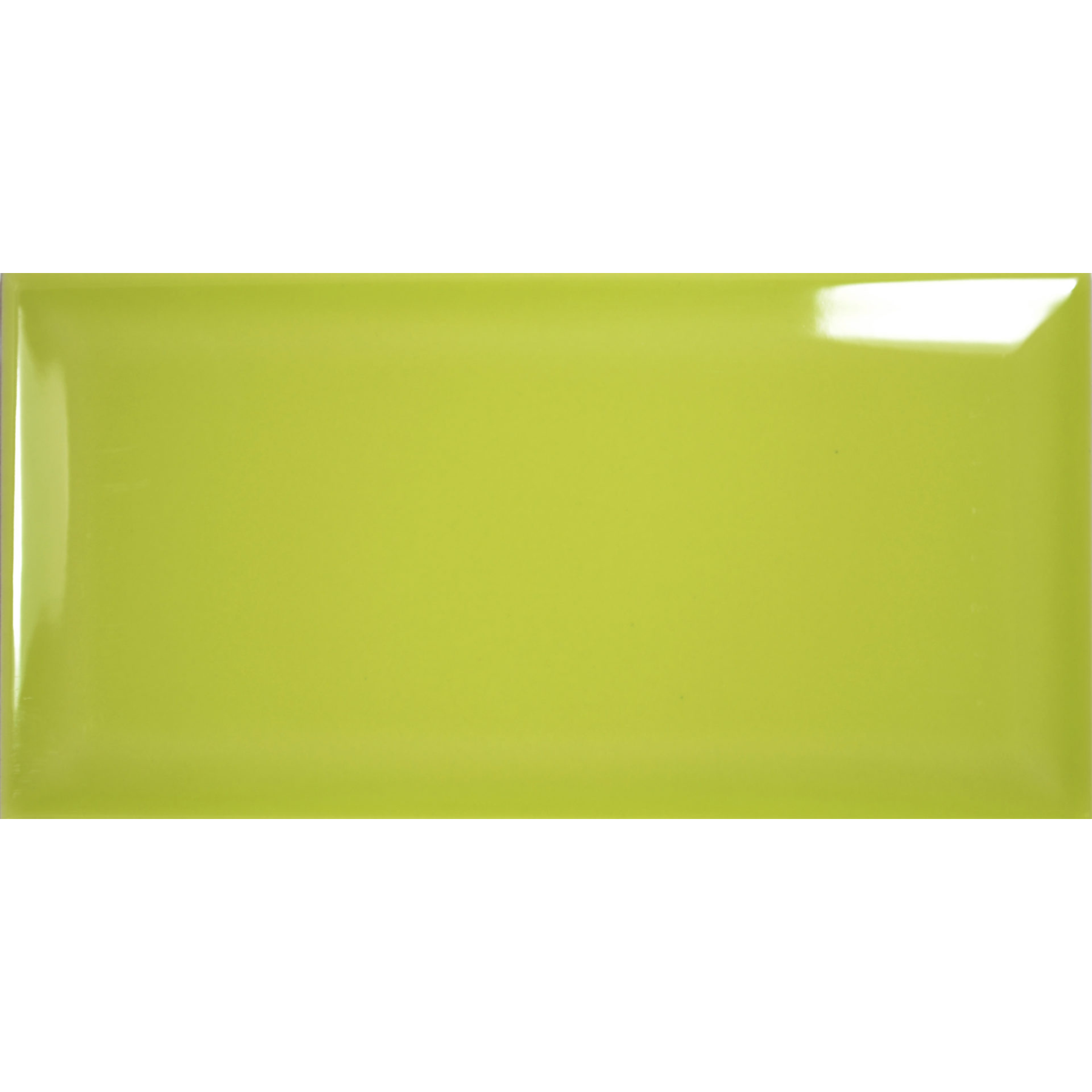 Prismatic Lime Ceramic Gloss 10x20cm