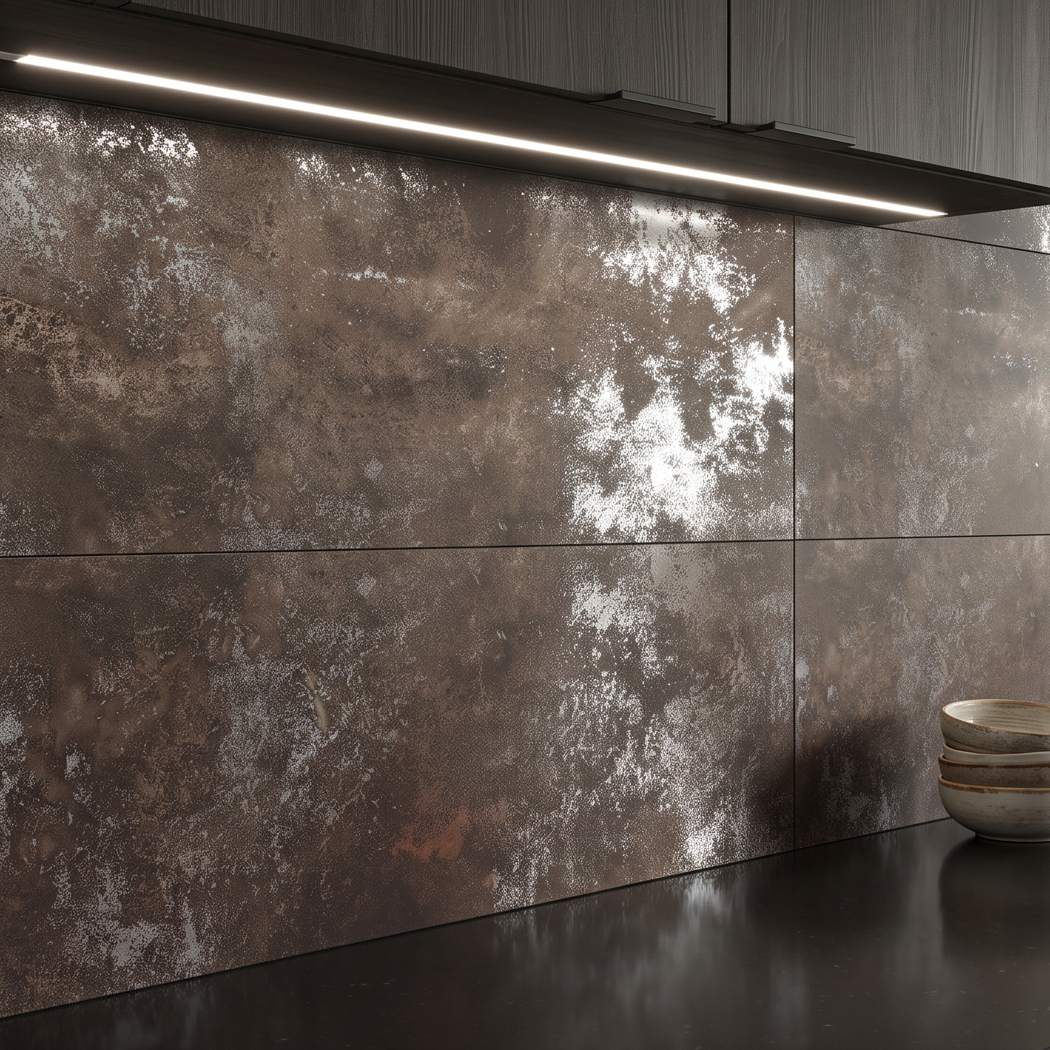 Mars Metallic Anthracite Rust Porcelain Tile 60x120cm