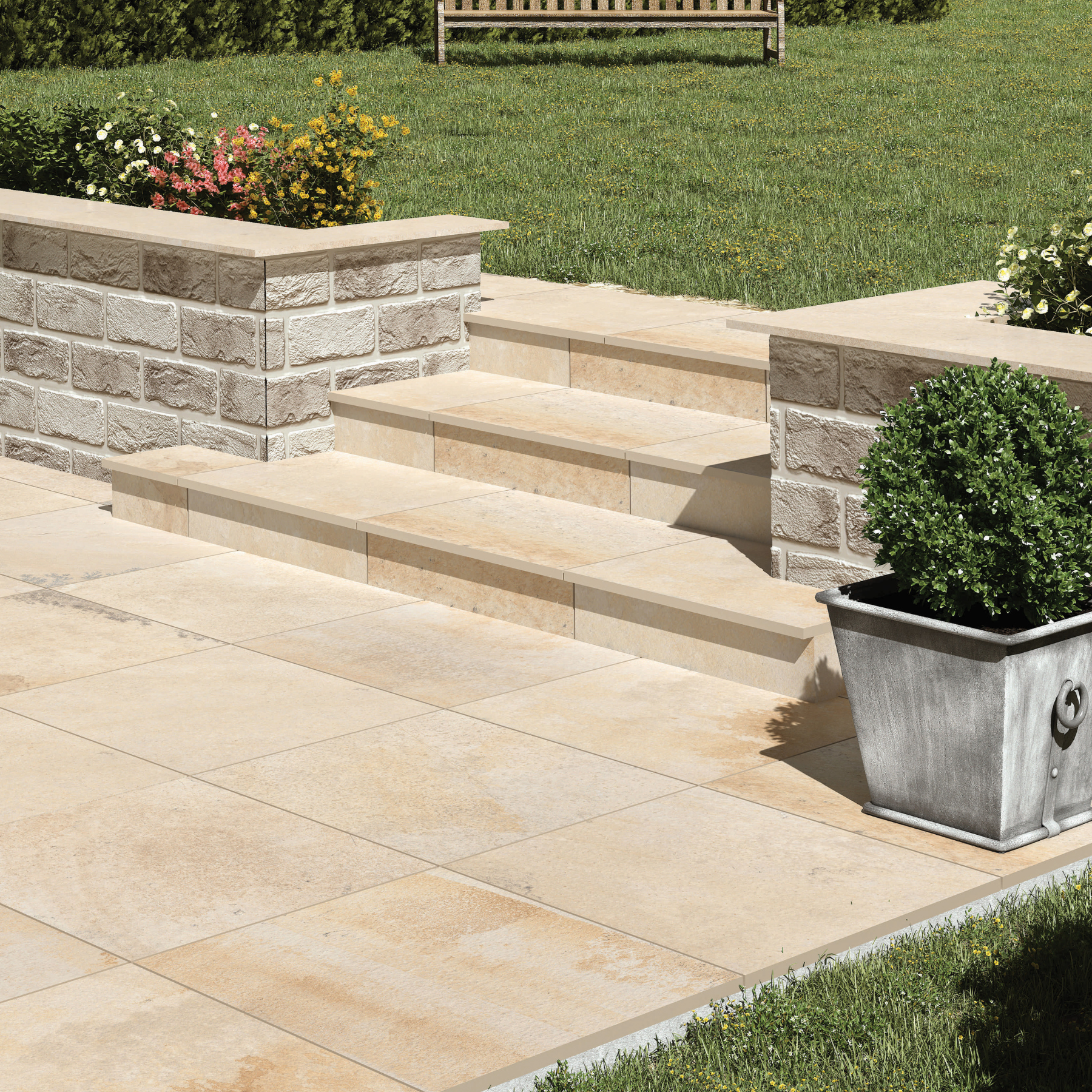 Mistral Beige Porcelain Textured 60x90cm 2cm