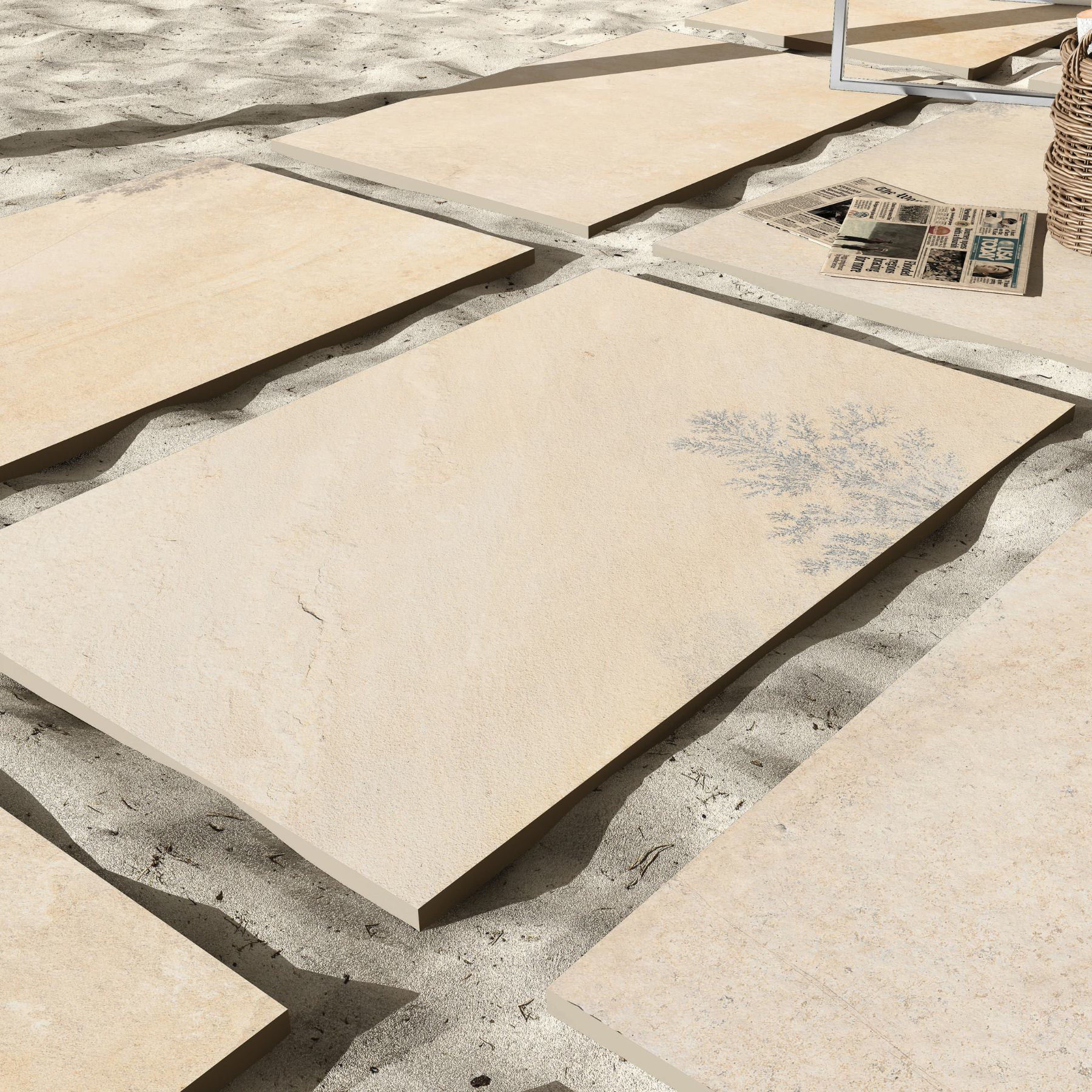 Mistral Beige Porcelain Textured 60x90cm 2cm