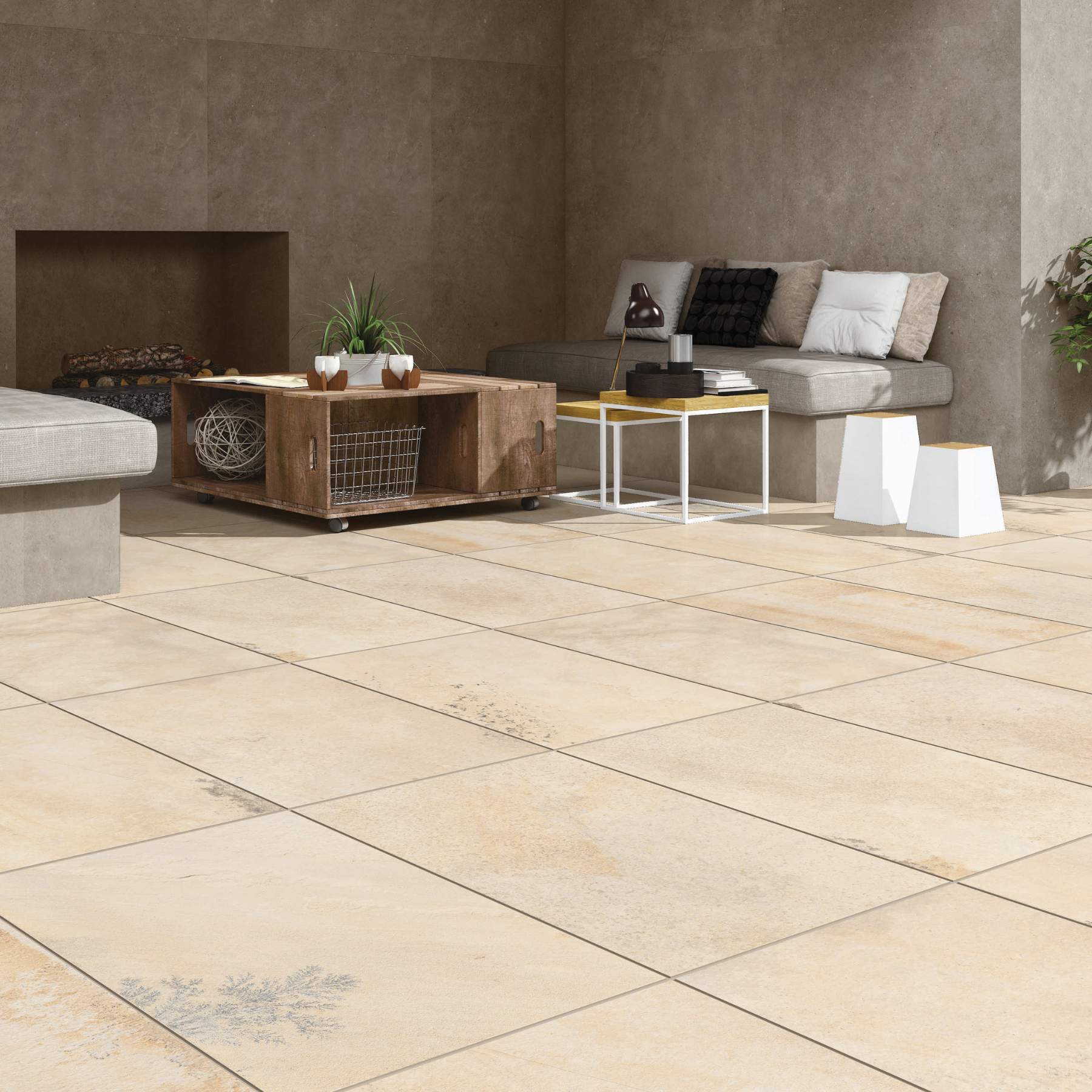 Mistral Beige Porcelain Textured 60x90cm 2cm