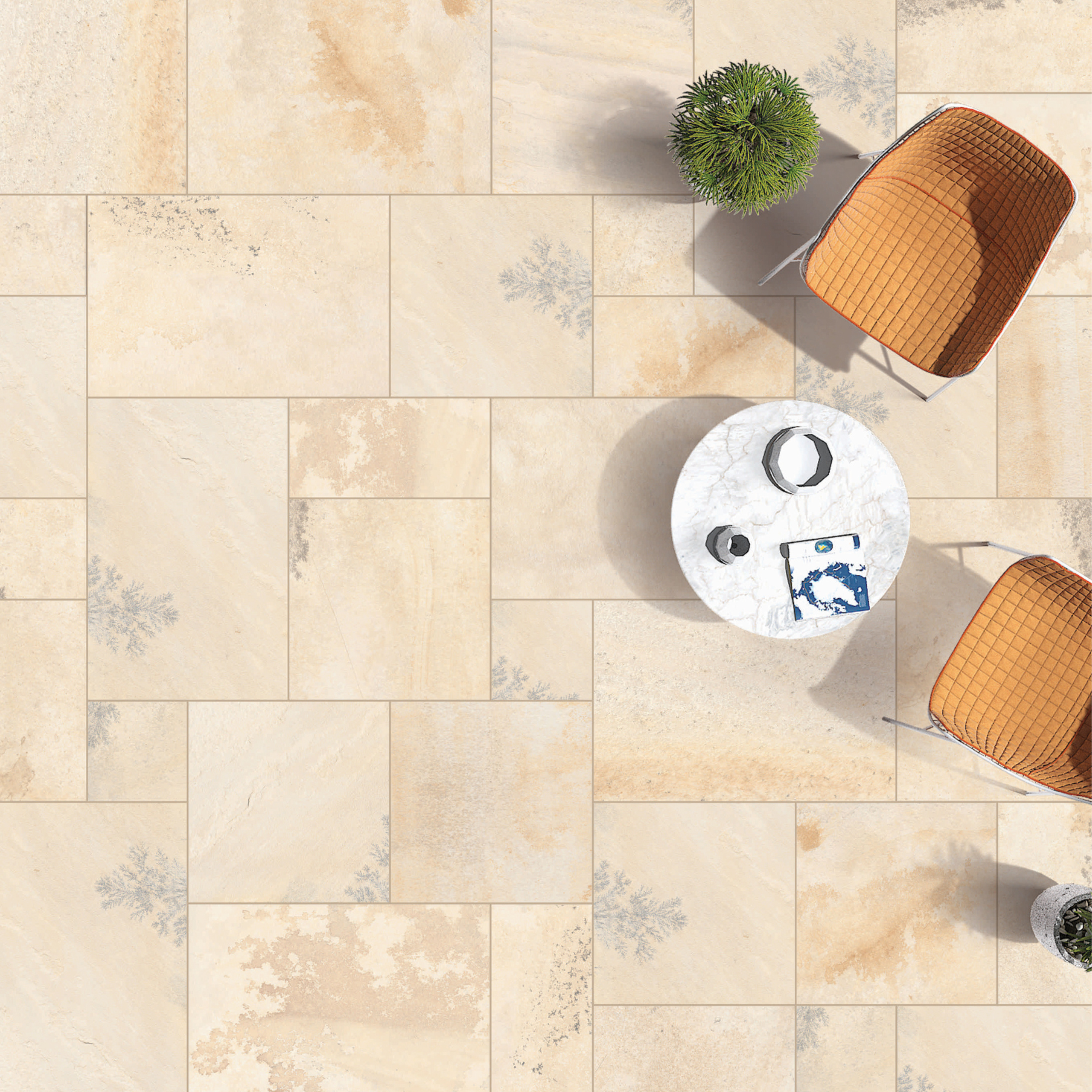 Mistral Beige Porcelain Textured 60x90cm 2cm