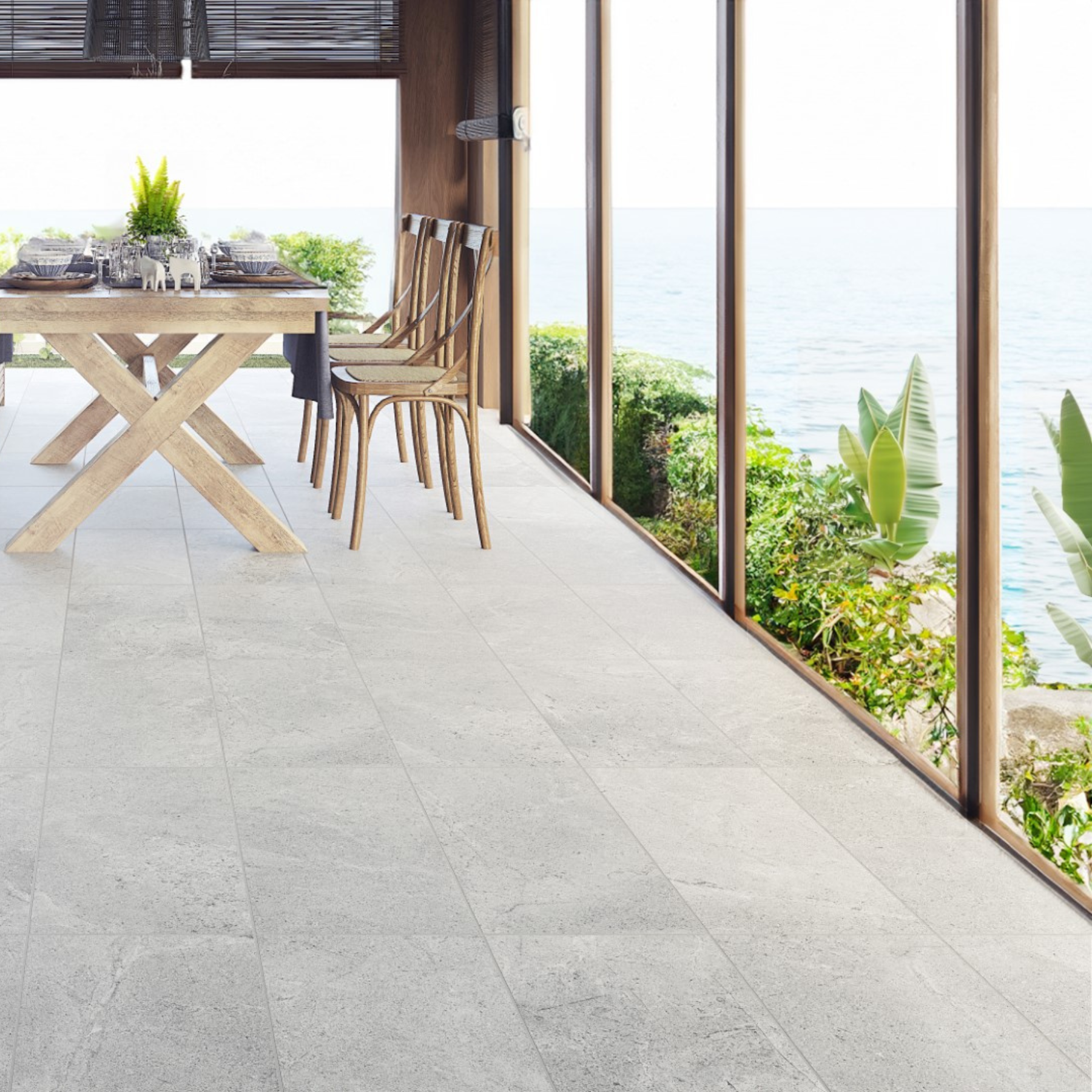 Marlow Light Grey Porcelain Matt 60x60cm