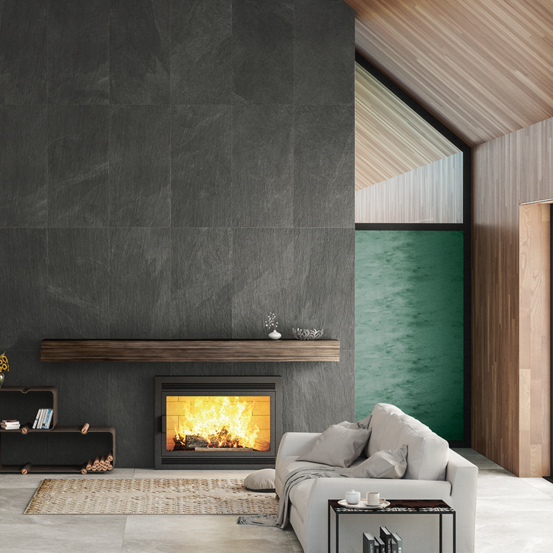 Manciano Black Porcelain Matt 60x120cm