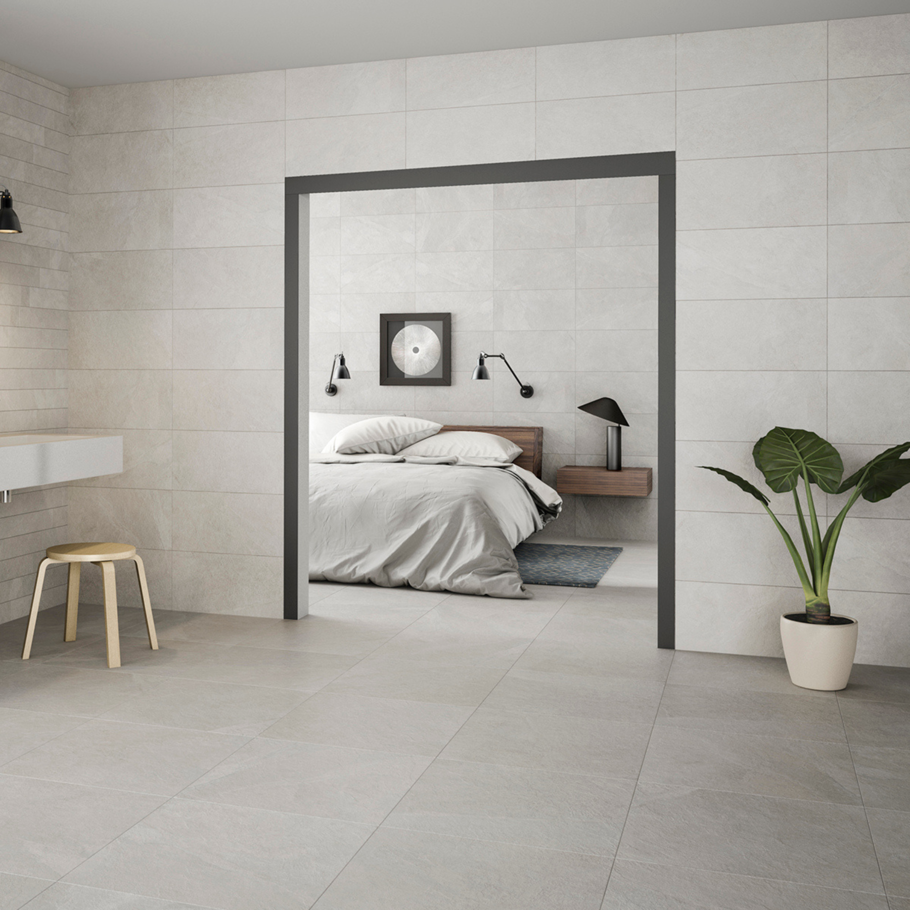 Manciano White Porcelain Matt 60x120cm