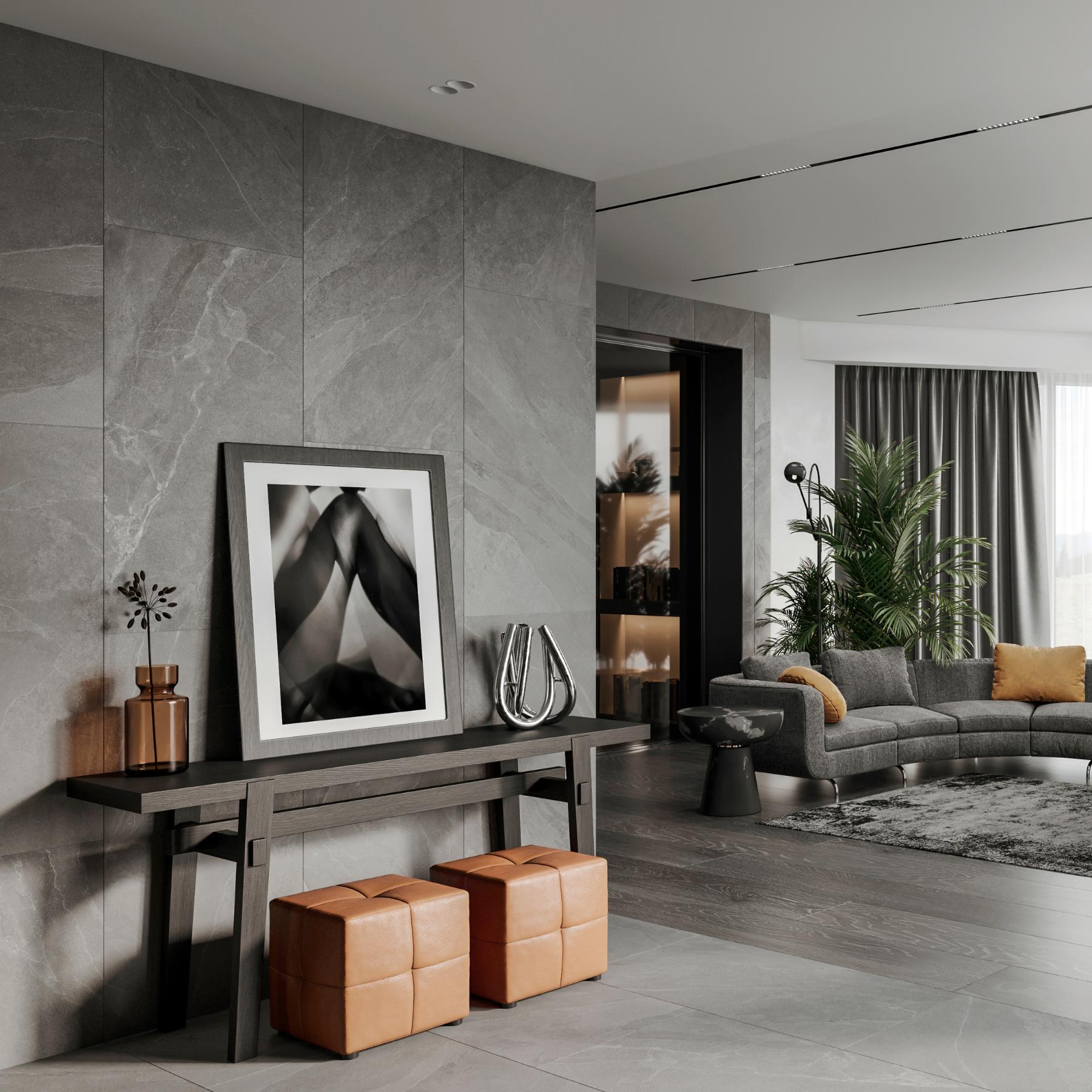 Novi Chromium Porcelain Matt 59.7x119.7cm