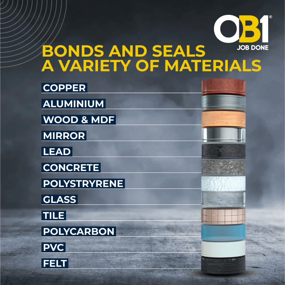OB1 Multi-Surface Sealant & Adhesive Sandstone 290ml