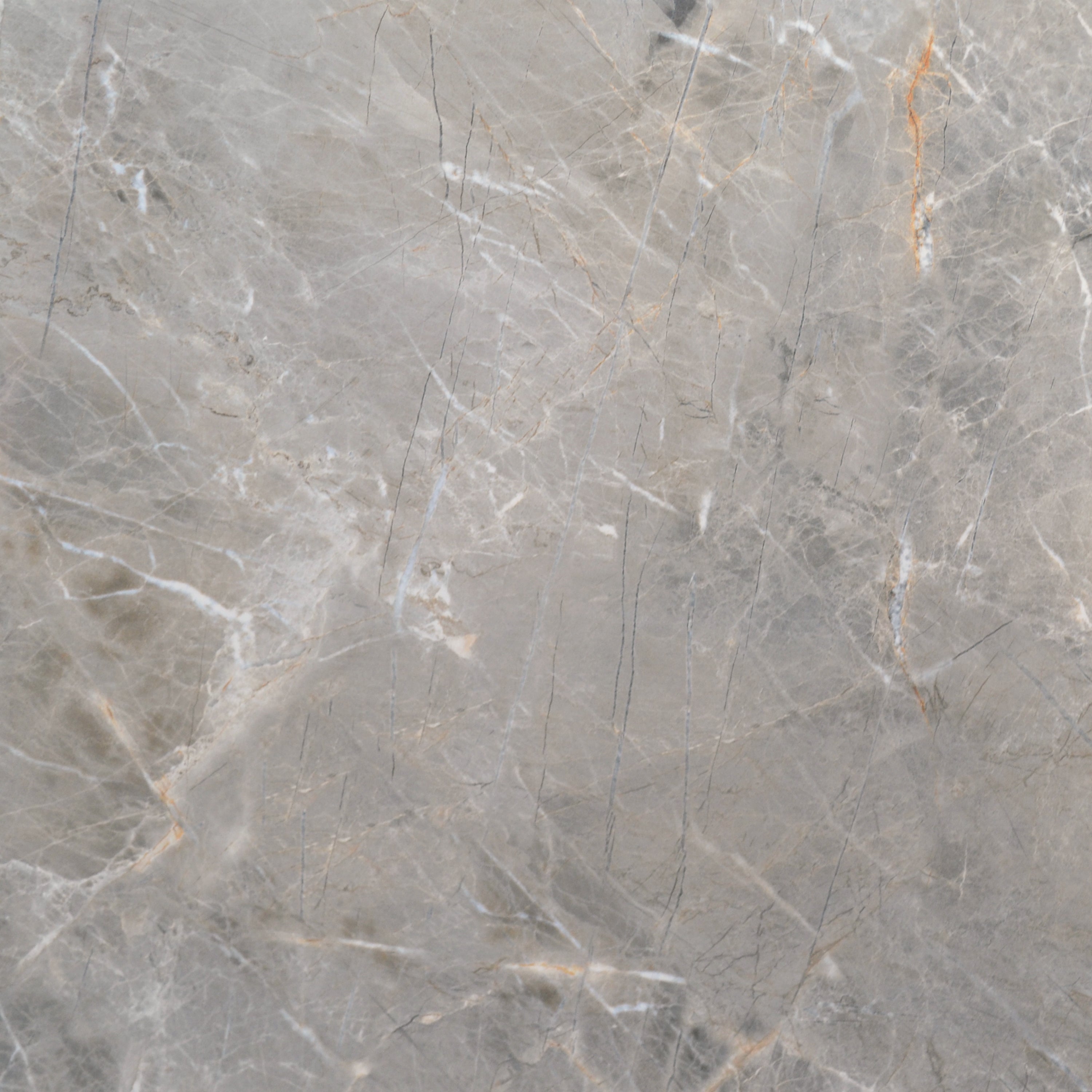 Oslo Grey Marble Effect Polished Porcelain Tile 60x60cm