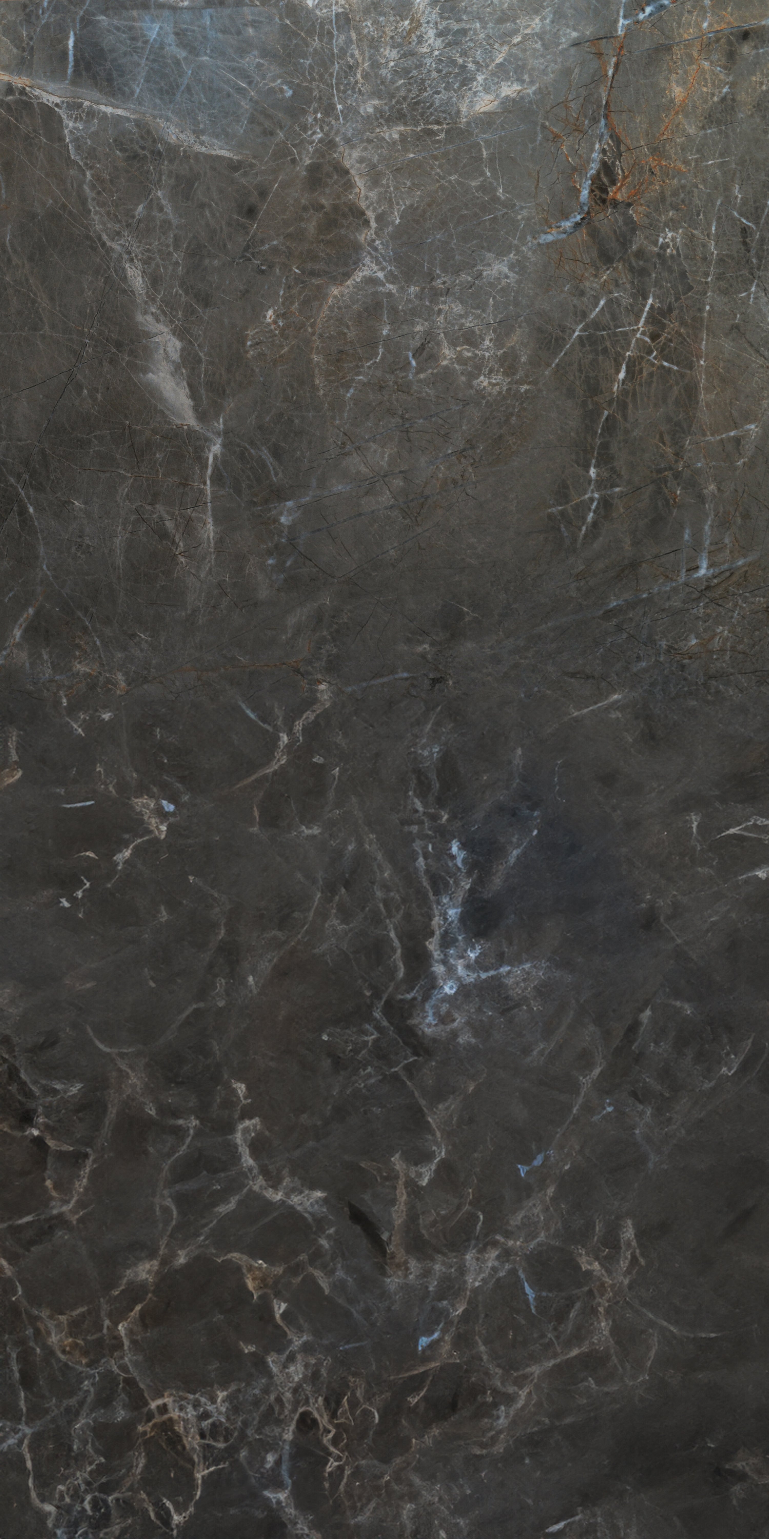 Oslo Nero Black Marble Effect Polished Porcelain 60x120cm