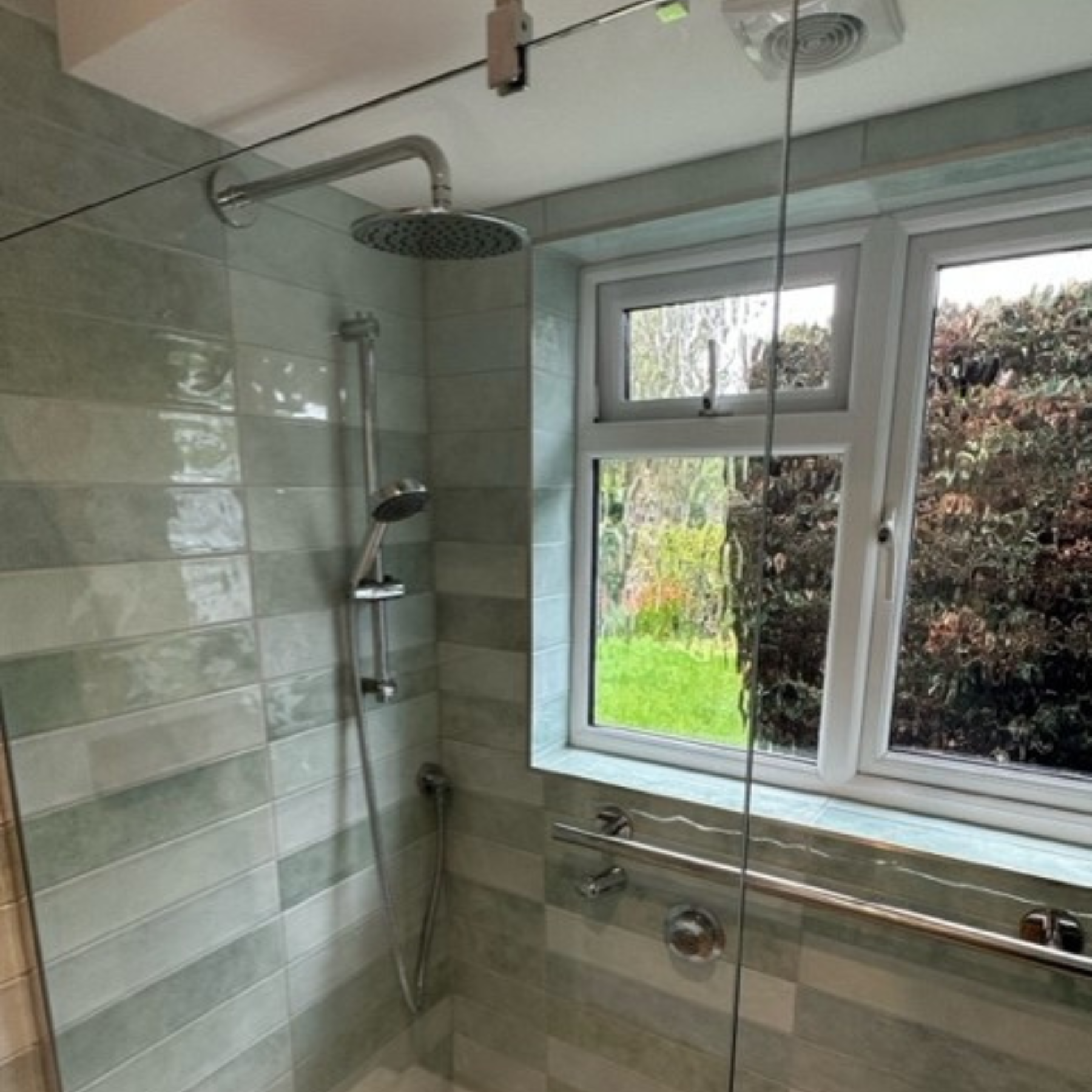 Orbetello Aqua Blue Ceramic Gloss Wall Tile 10.7x53cm