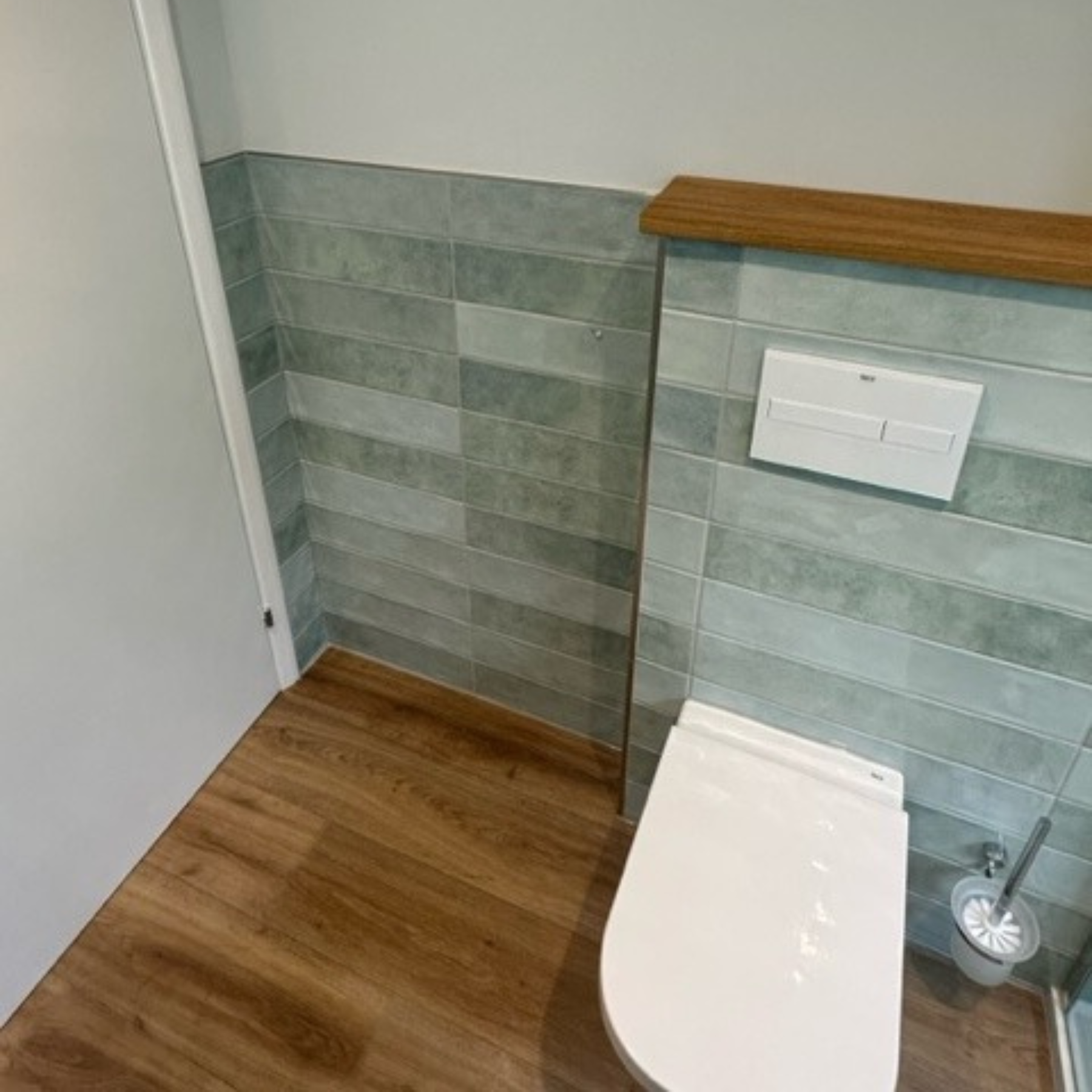 Orbetello Aqua Blue Ceramic Gloss Wall Tile 10.7x53cm