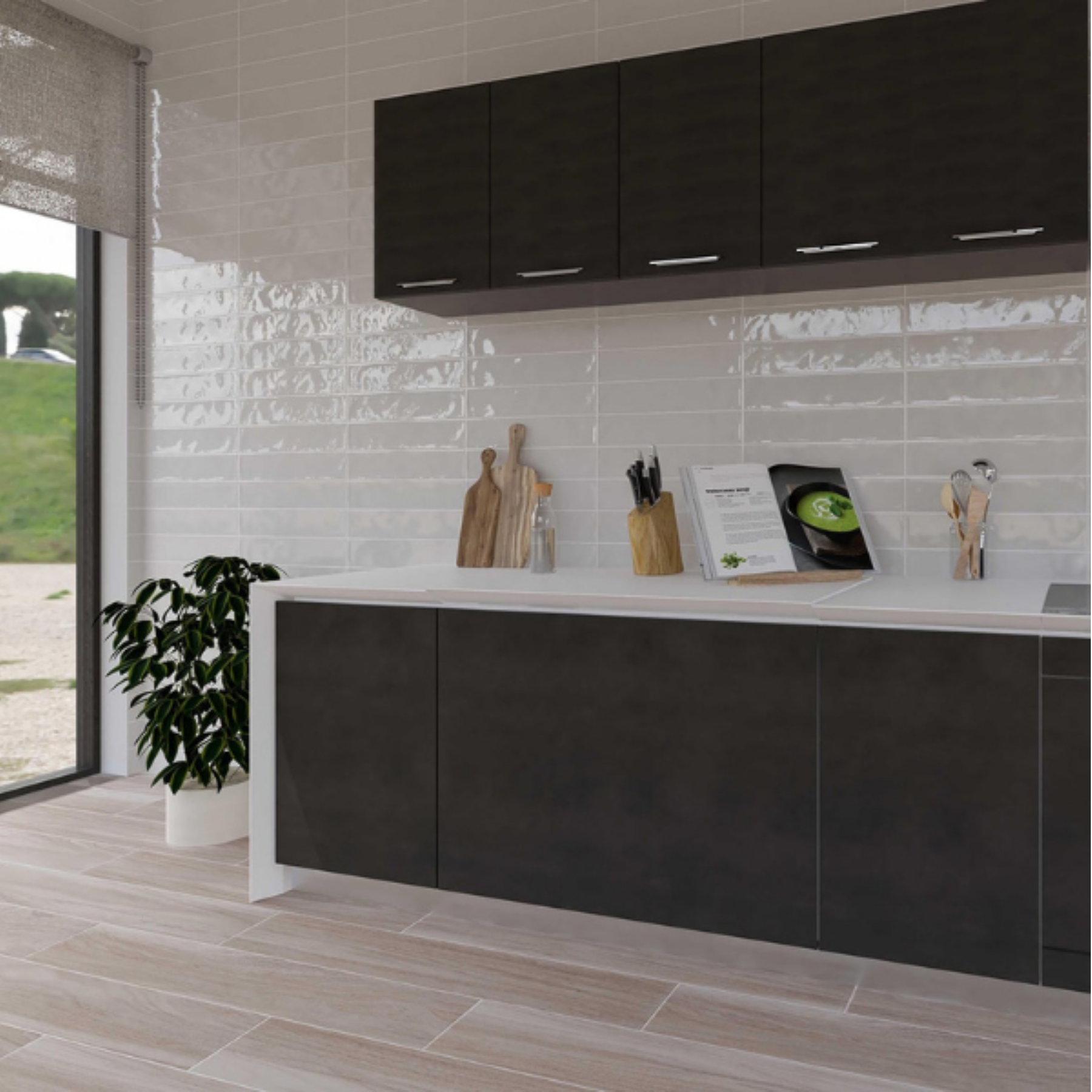Orbetello Blanco Ceramic Gloss 10.7x53cm