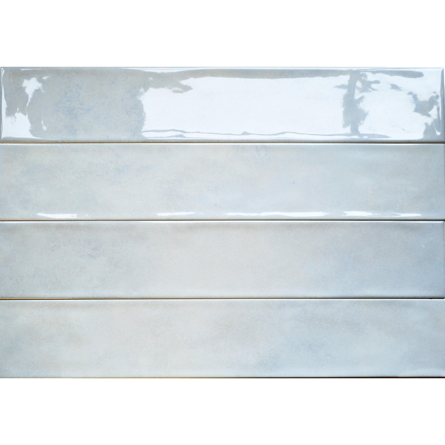 Orbetello Aqua Blue Ceramic Gloss Wall Tile 10.7x53cm