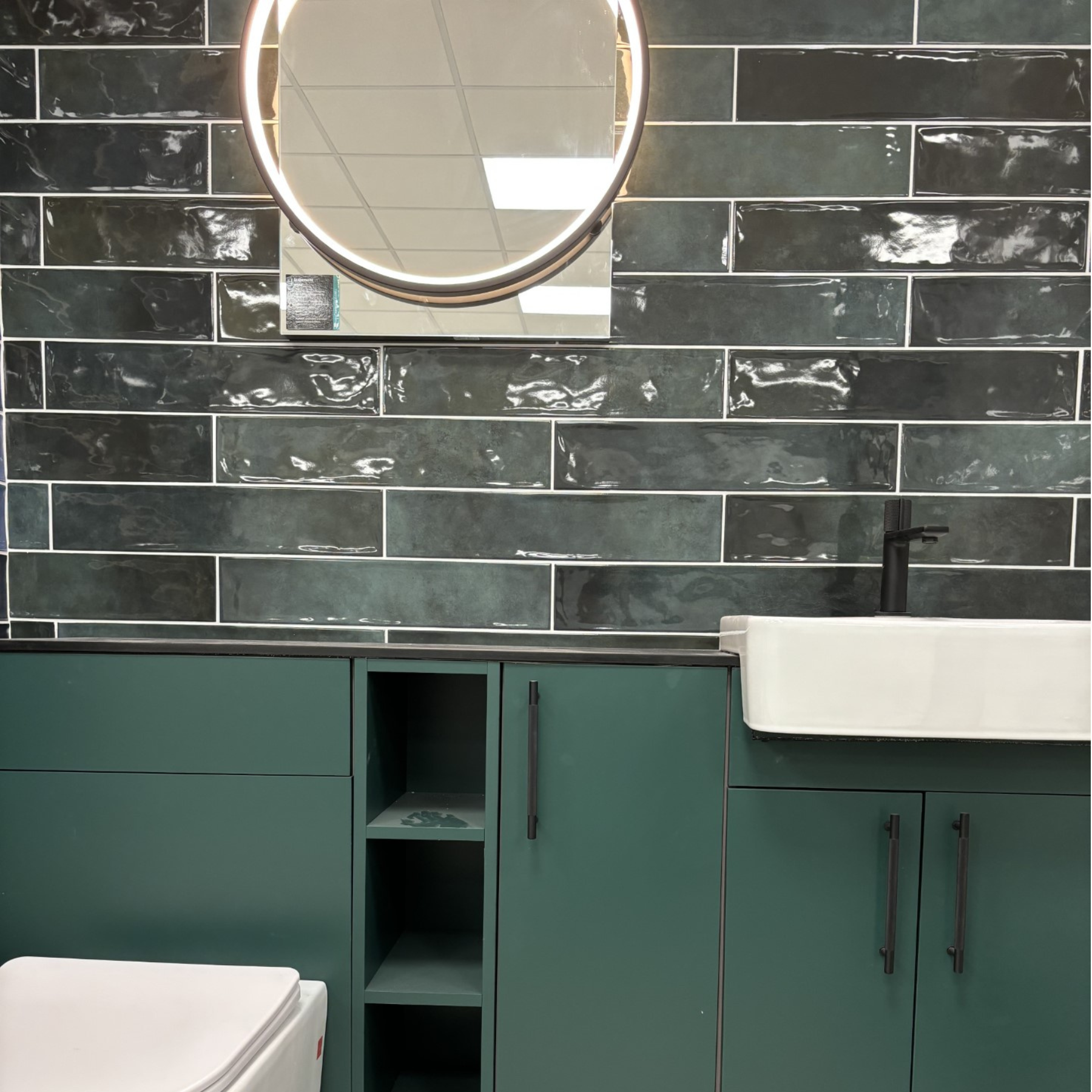 Orbetello Verde Ceramic Gloss 10.7x53cm