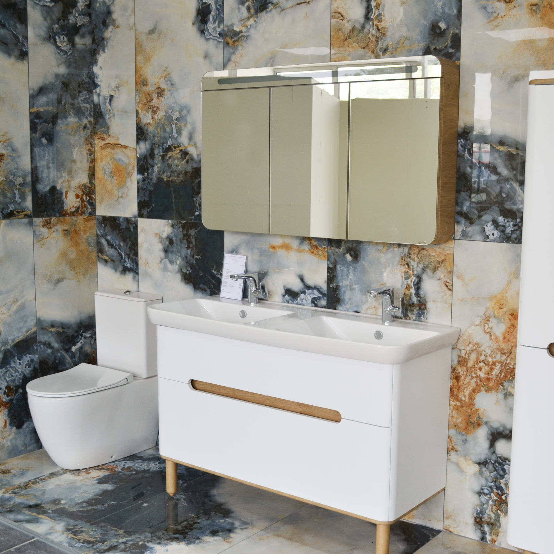 Pazar Blue Porcelain Polished 60x120cm