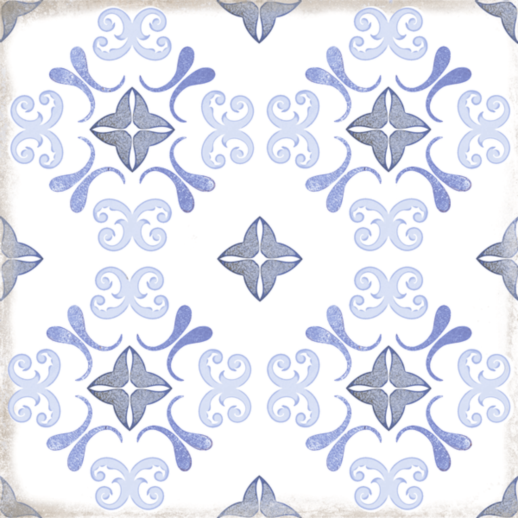 Paris Blue Ceramic Gloss 15x15cm