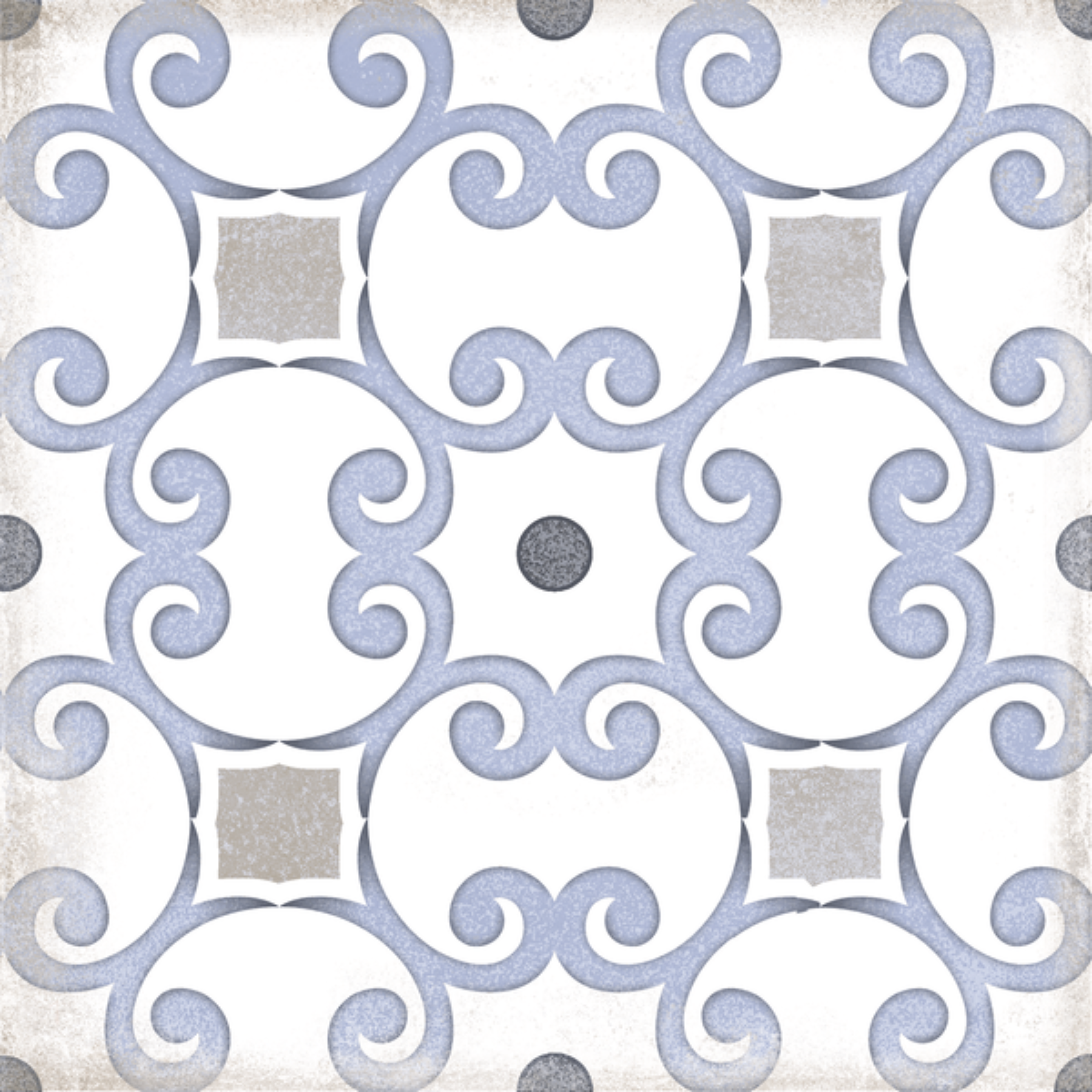 Paris Blue Ceramic Gloss 15x15cm