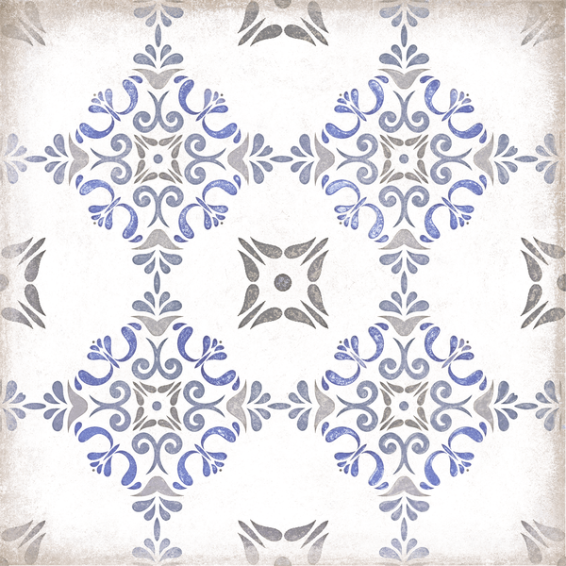 Paris Blue Ceramic Gloss 15x15cm