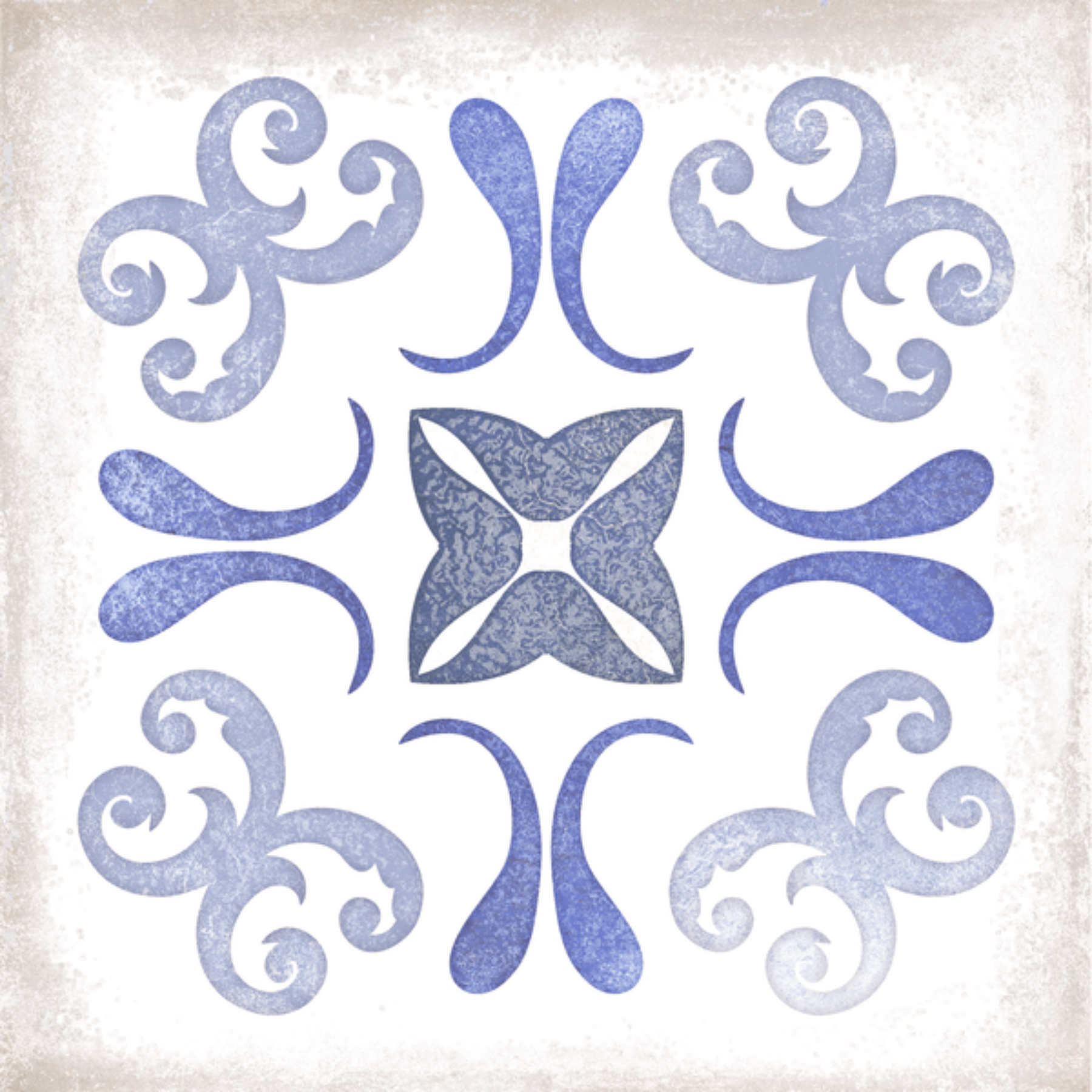 Paris Blue Ceramic Gloss 15x15cm