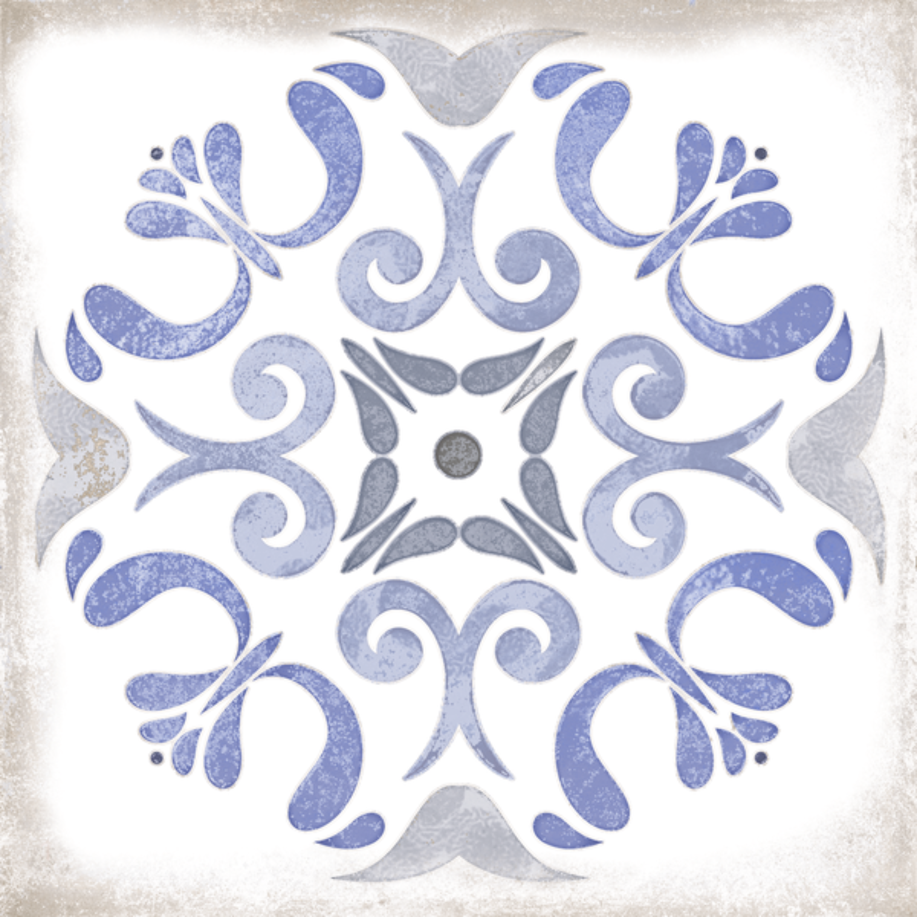 Paris Blue Ceramic Gloss 15x15cm