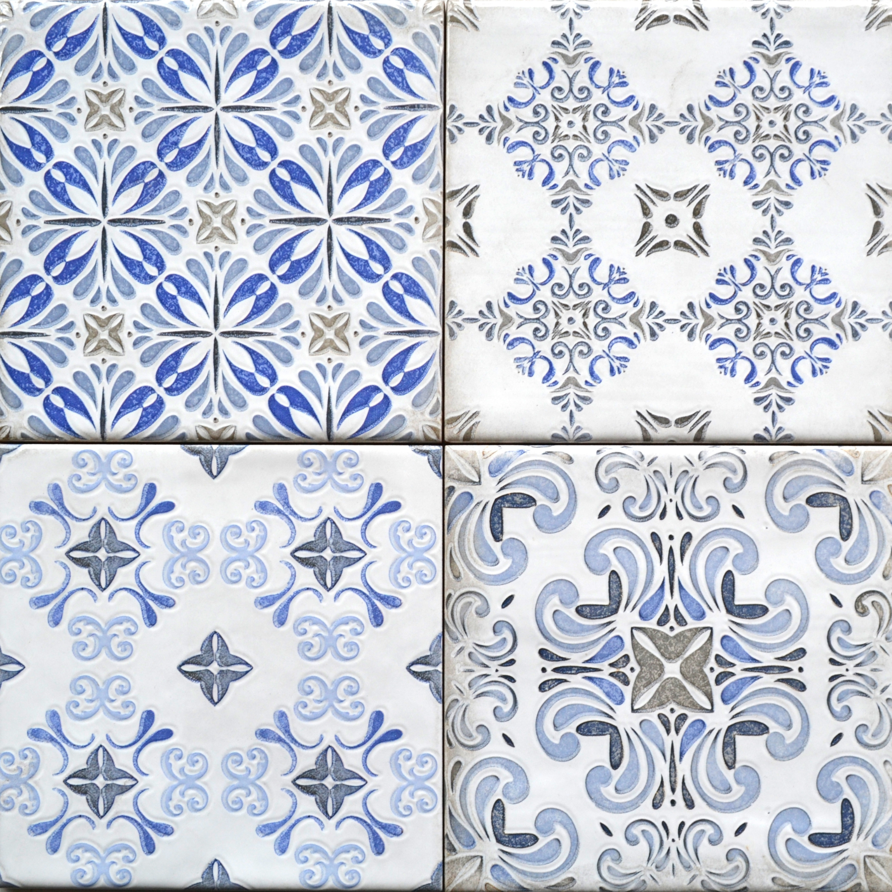 Paris Blue Ceramic Gloss 15x15cm